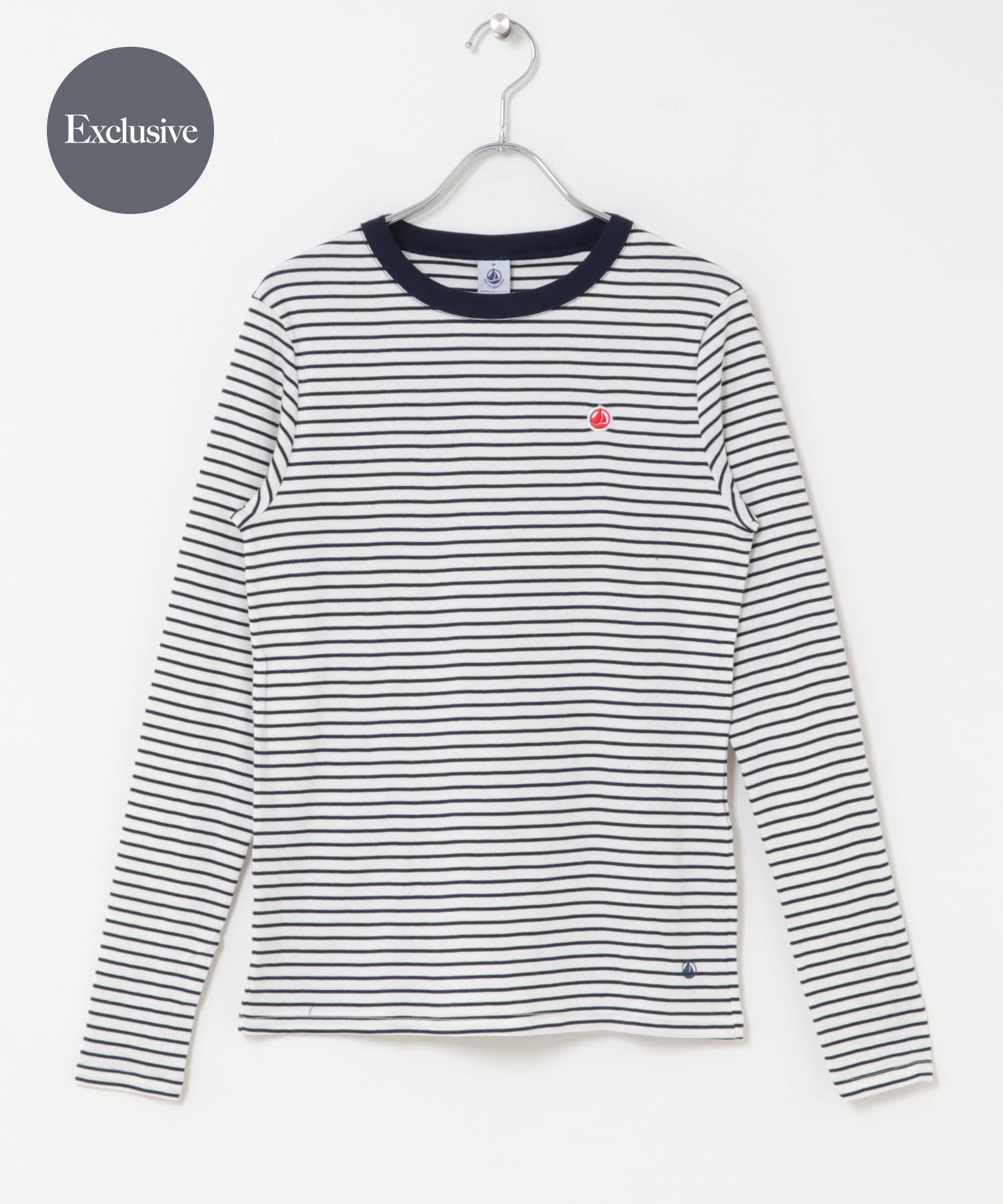 『別注』PETIT BATEAU×DOORS　EMBROIDERYロングTシャツ ST