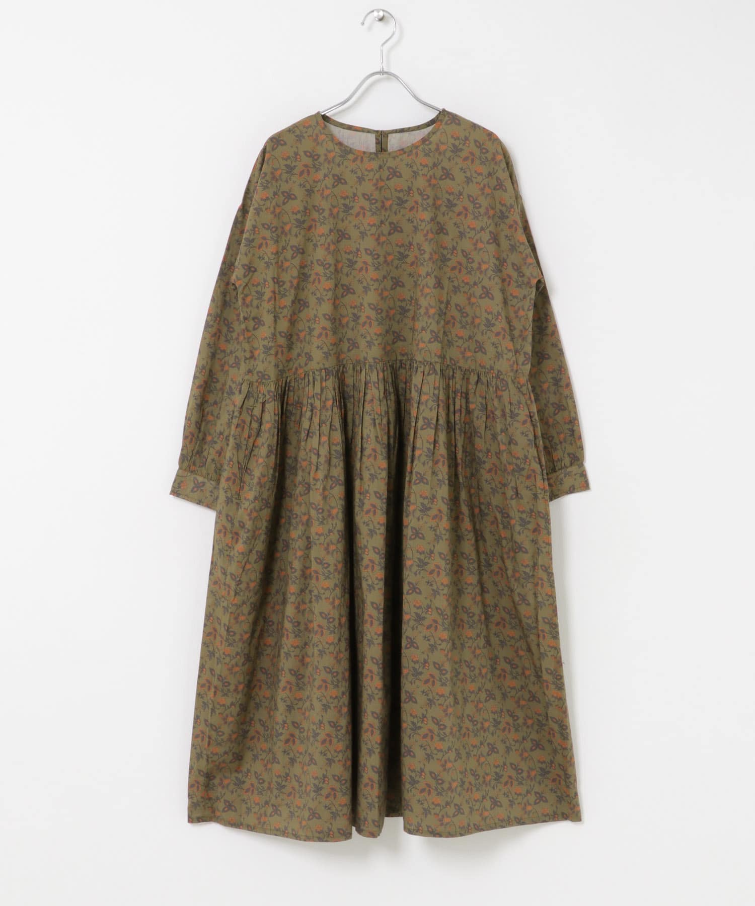 SOIL　FLOWERPRINTPULLOVER DRESS
