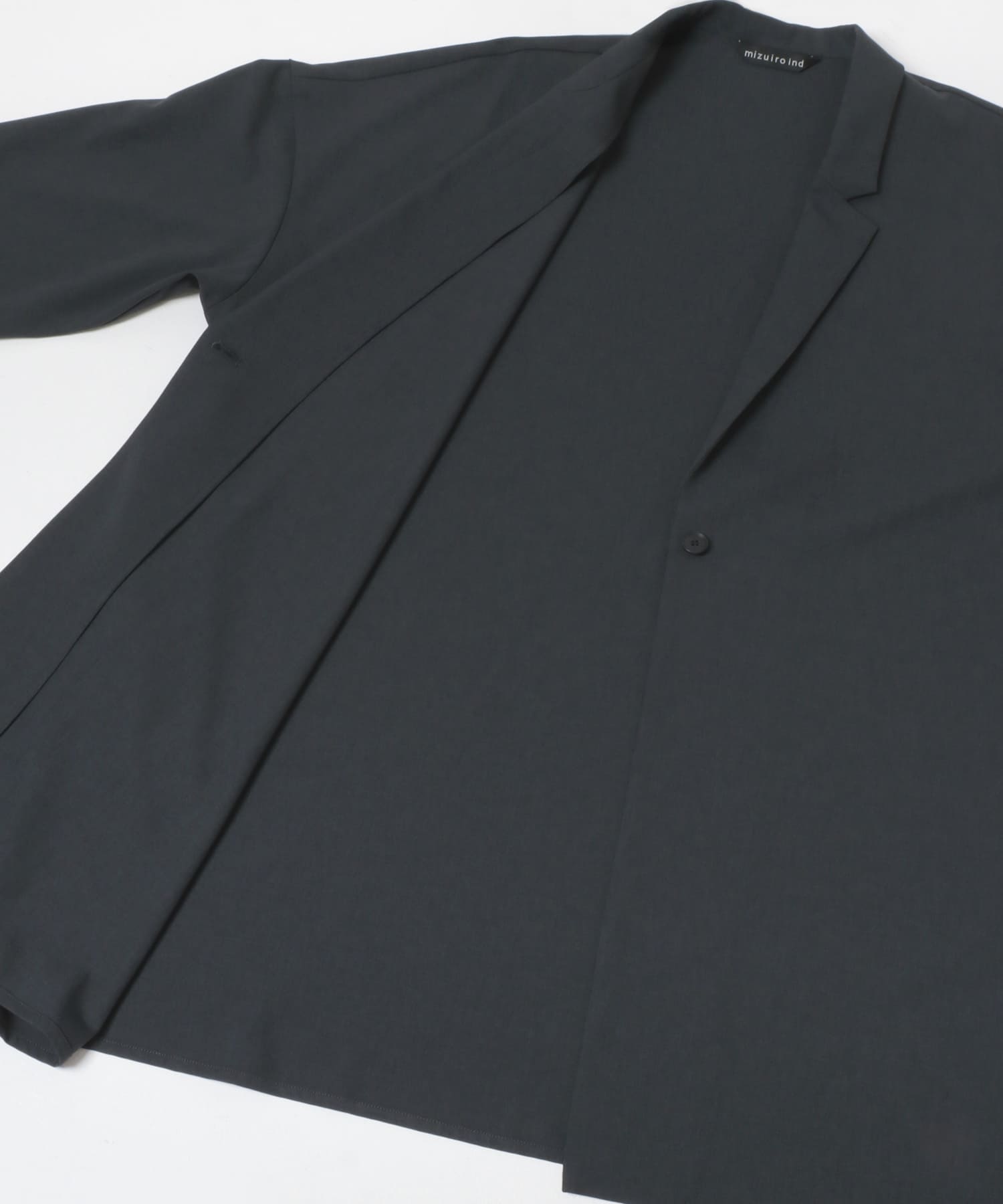 mizuiro ind WIDE TAILORED SHIRTS JACKET(Free BLACK): アウター