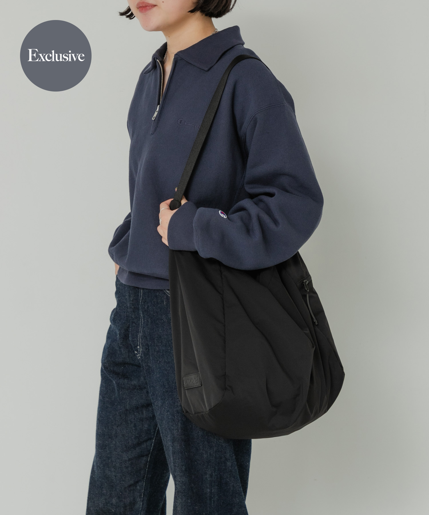 BAICYCLON　EXCLUSIVE SHOLDER BAG BLACK Free