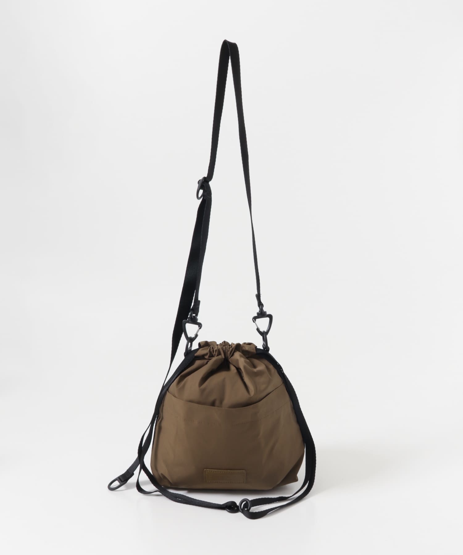 BAICYCLON　EXCLUSIVE DRAW STRING BAG BROWN Free