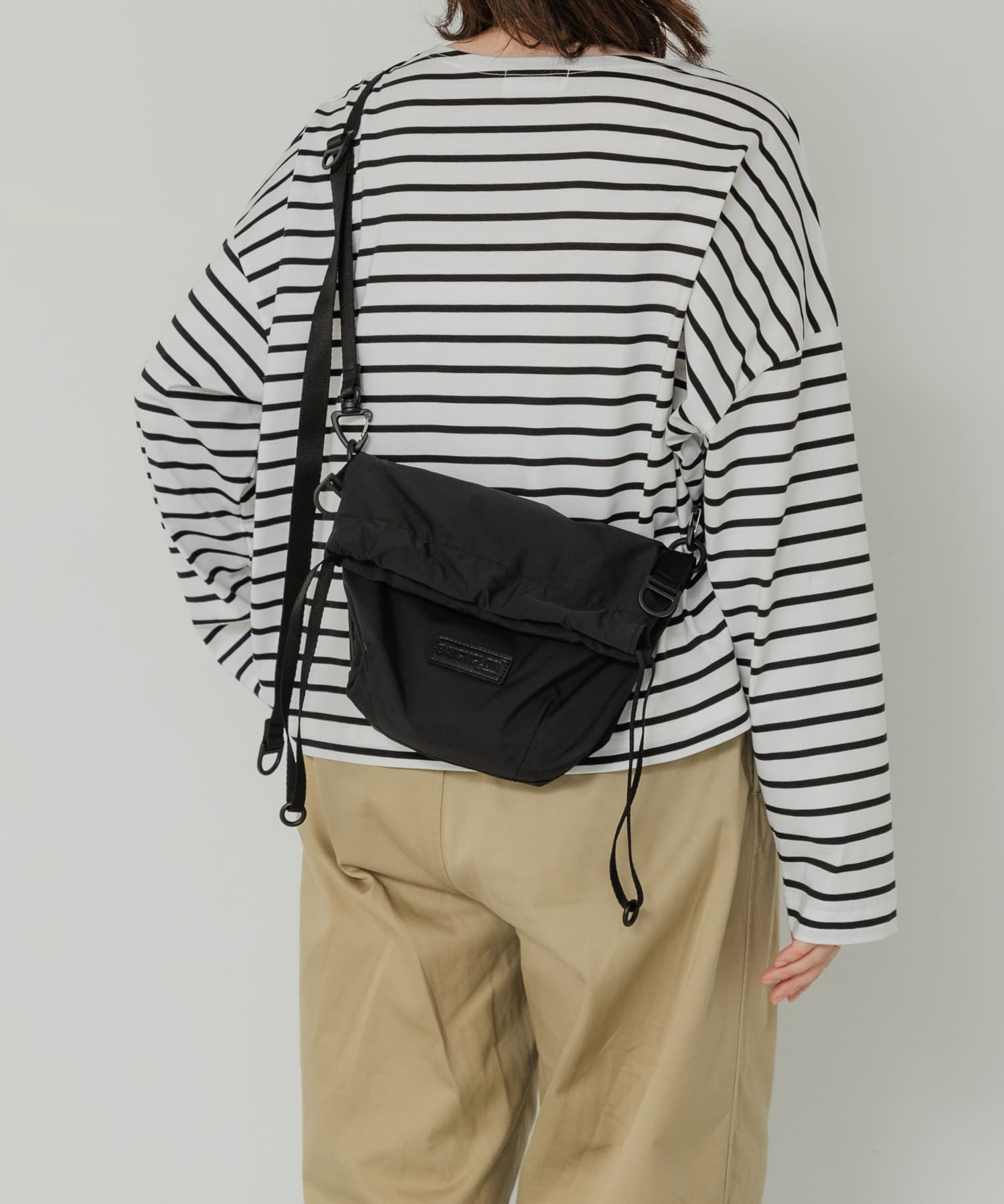 BAICYCLON　EXCLUSIVE DRAW STRING BAG BLACK Free