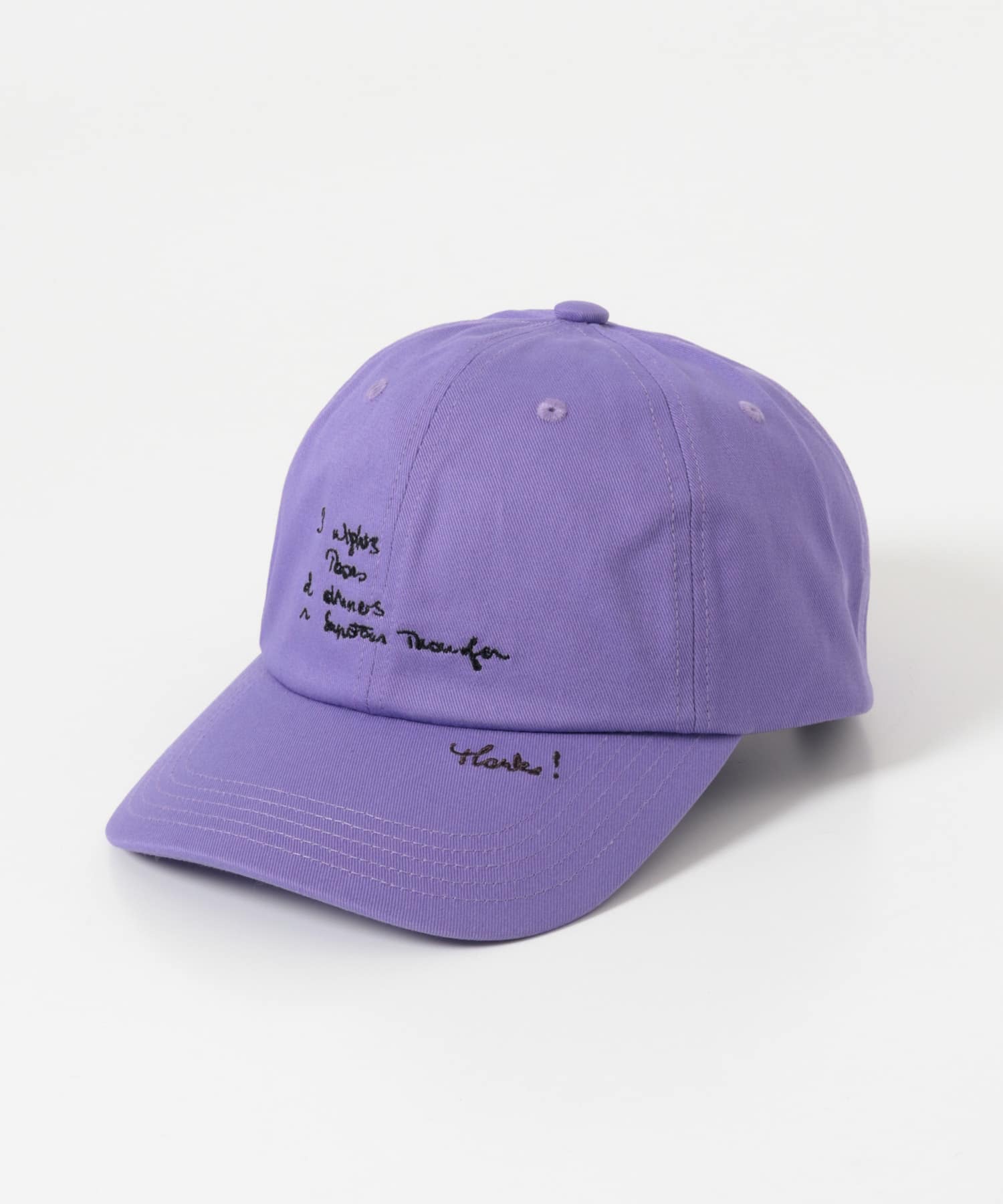 LY　LETTER CAP PURPLE Free
