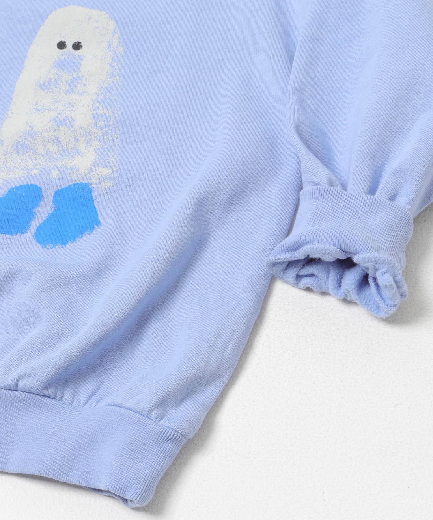 BOBO CHOSES　BOOTY GHOSTS SW SHIRTS(KIDS) LIGHT BLUE 6-7y