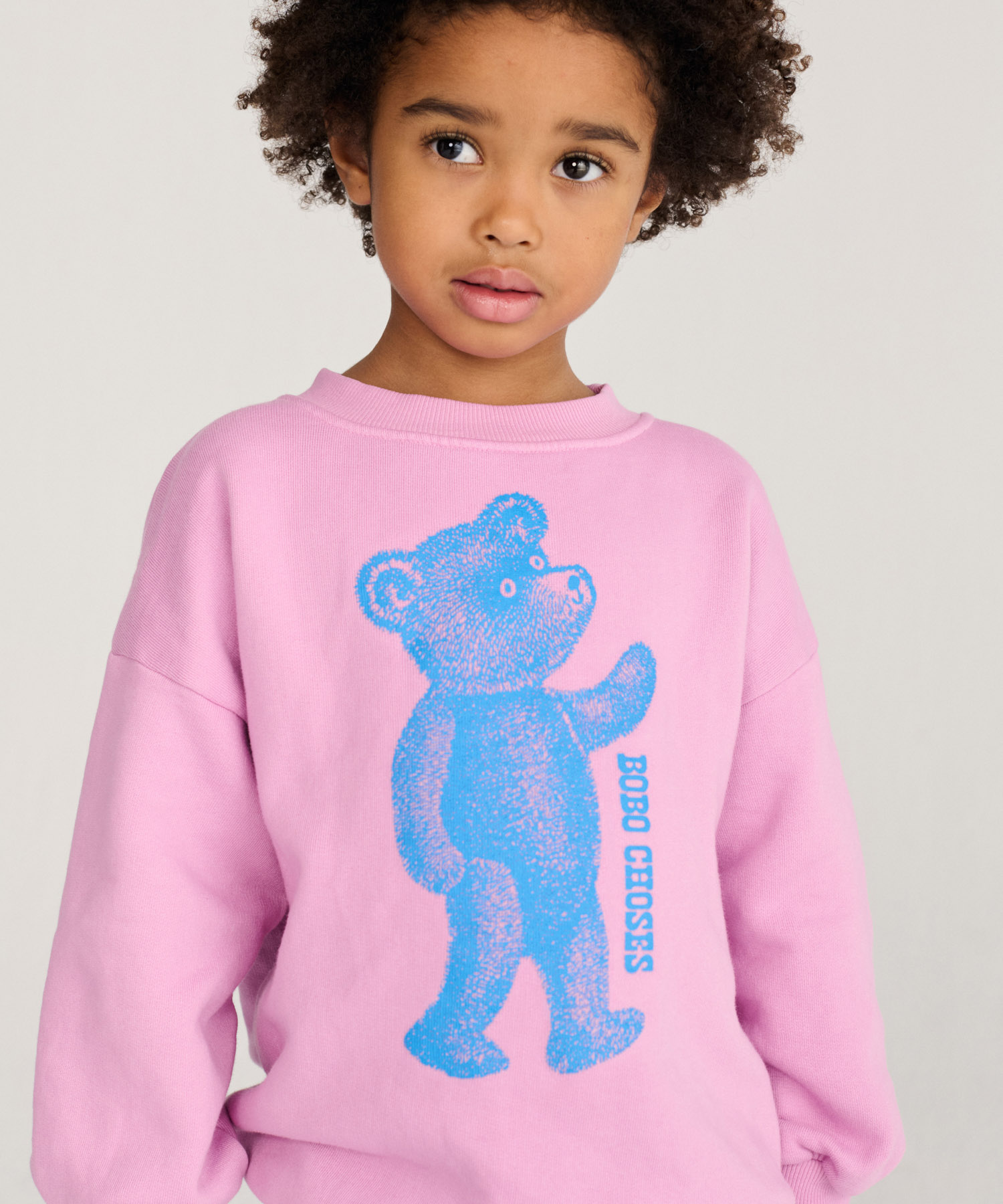 BOBO CHOSES　SOFTPAW MONSTER SW SHIRTS(KIDS) PINK 6-7y