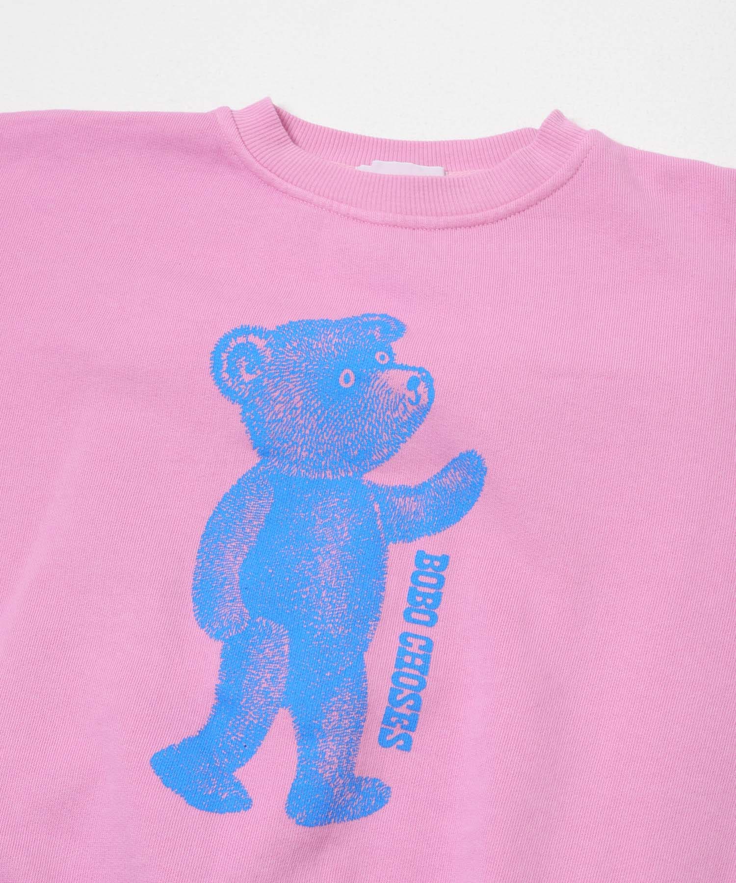 BOBO CHOSES　SOFTPAW MONSTER SW SHIRTS(KIDS) PINK 6-7y