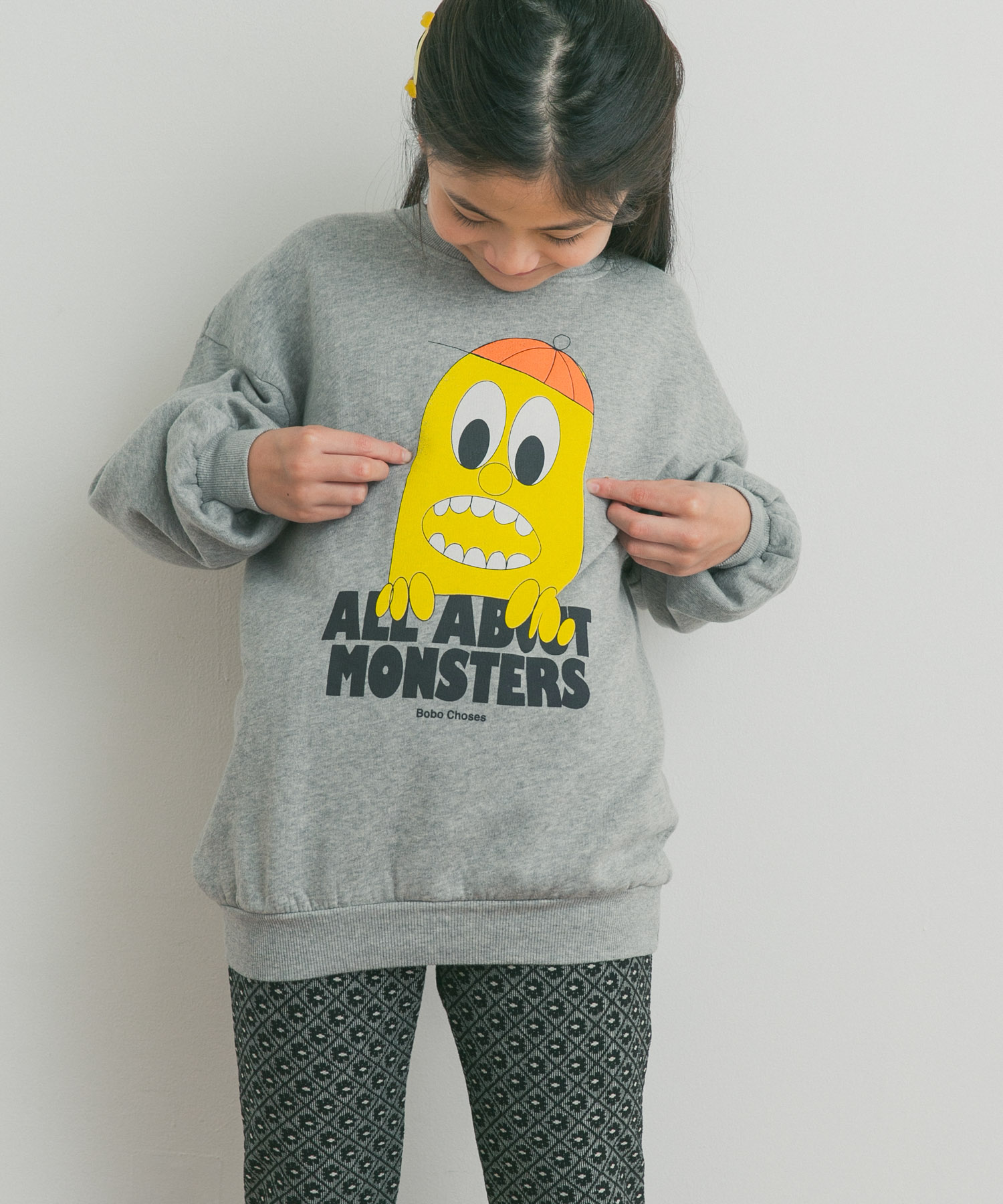BOBO CHOSES　BIGTOOTH LEMON SW SHIRTS(KIDS)