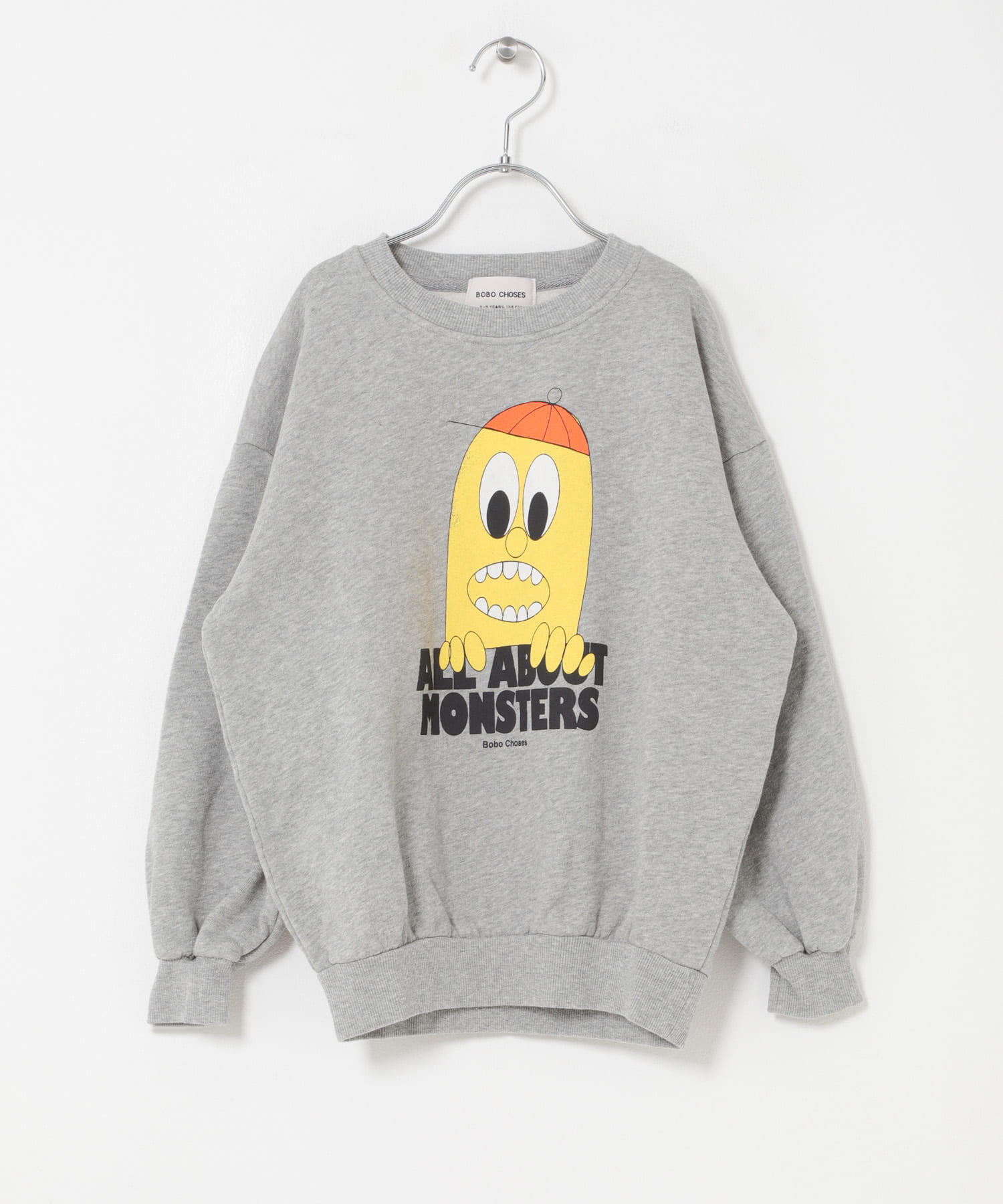 BOBO CHOSES　BIGTOOTH LEMON SW SHIRTS(KIDS) GREY 6-7y