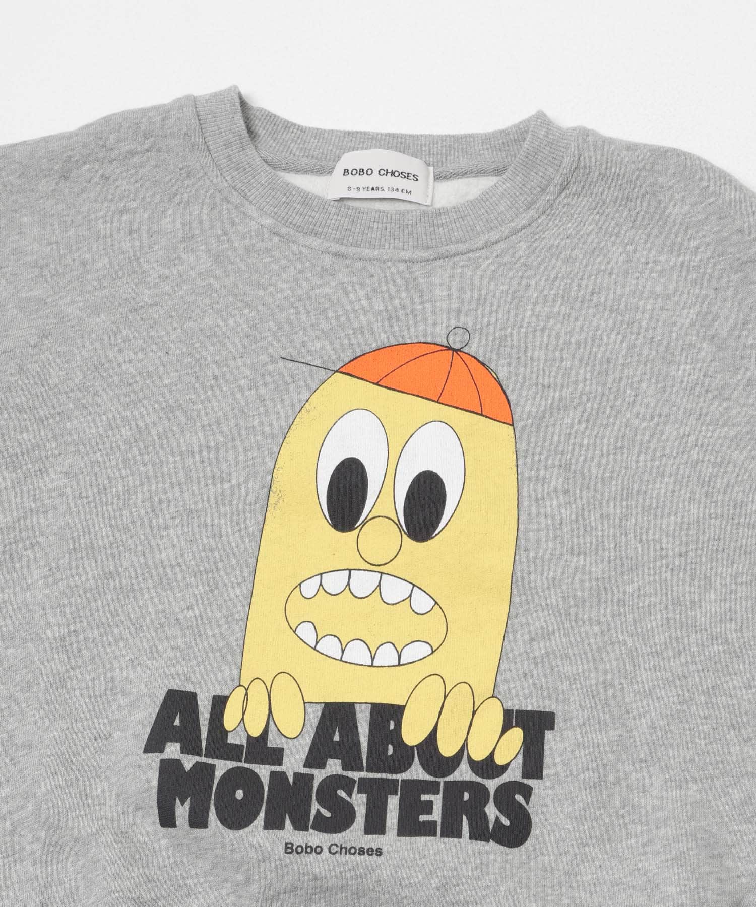 BOBO CHOSES　BIGTOOTH LEMON SW SHIRTS(KIDS) GREY 6-7y