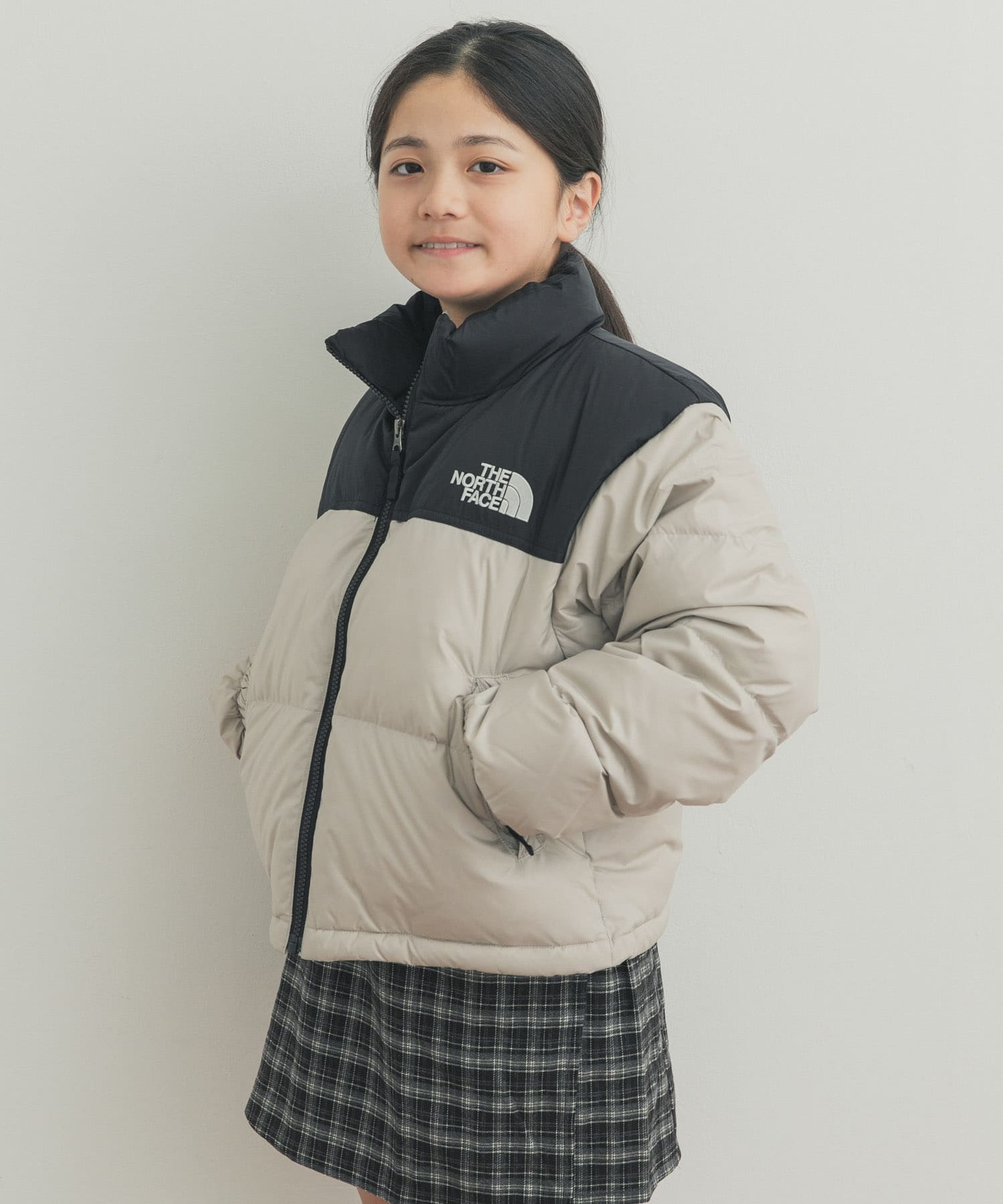 THE NORTH FACE　G SHORT NUPTSE JACKET(KIDS)