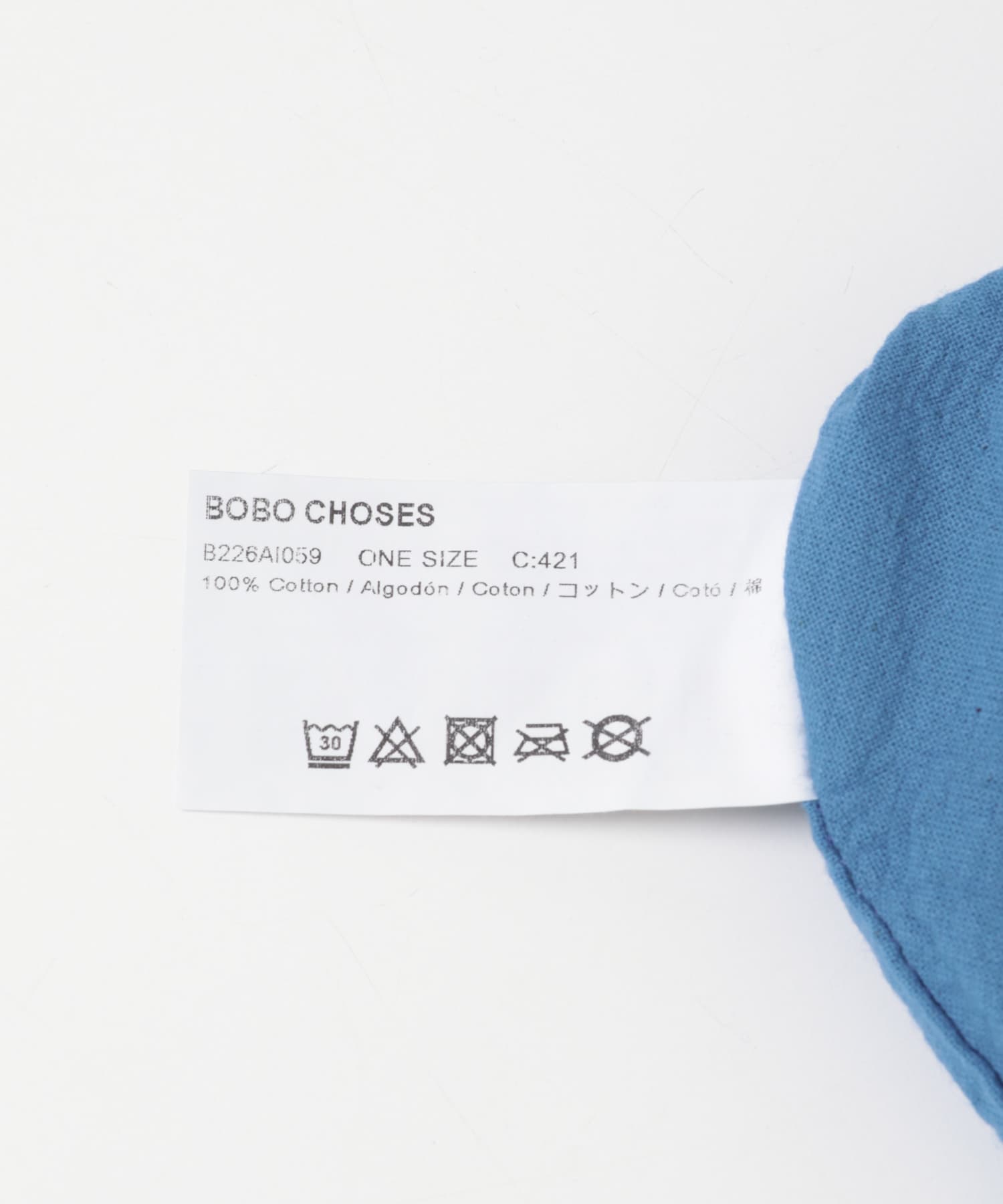 BOBO CHOSES　ALLABOUTMONSTERSTOTEBAG(KIDS) BLUE One