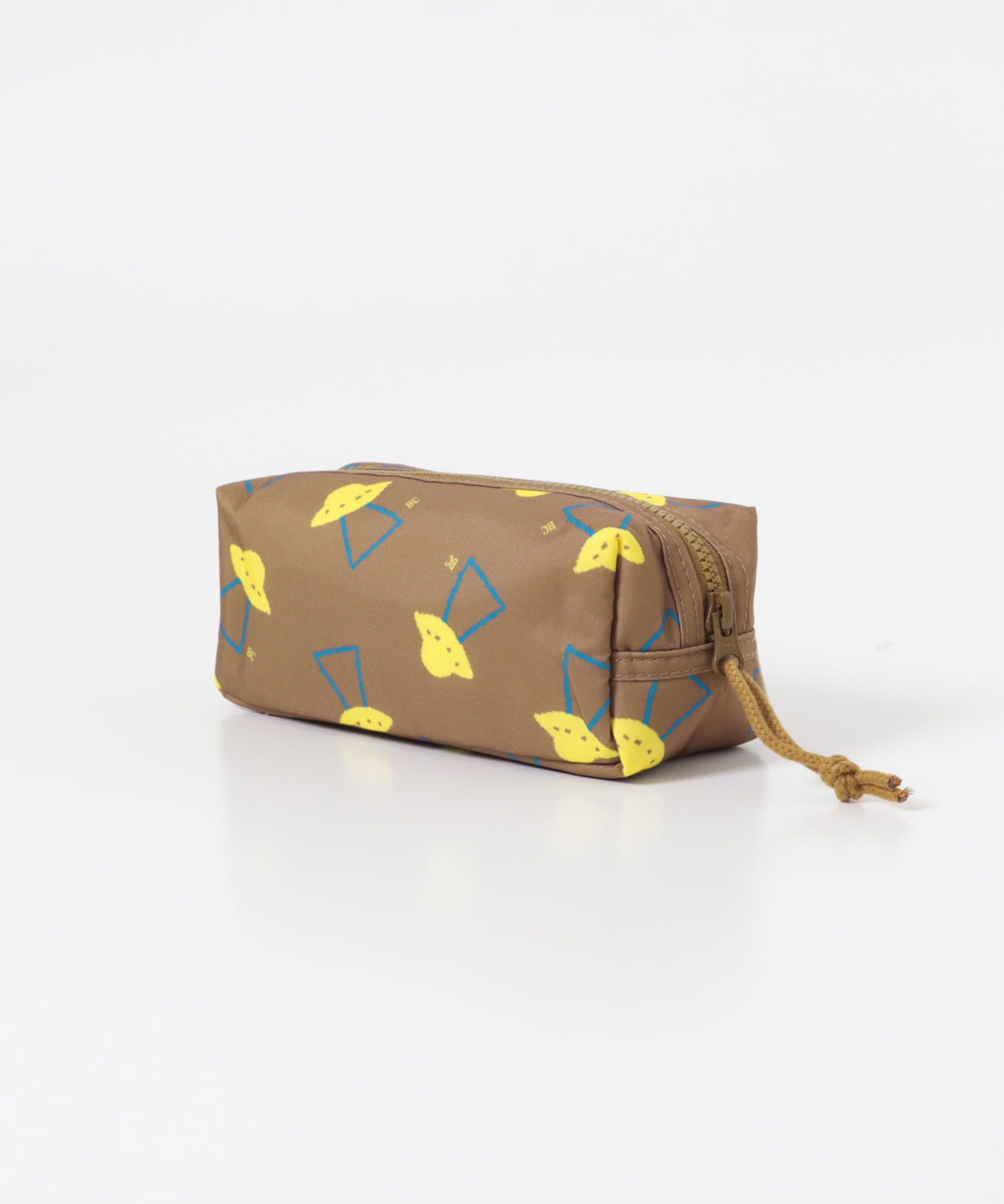 BOBO CHOSES　PIXELABDUCTION PENCILCASE(KIDS) BROWN One