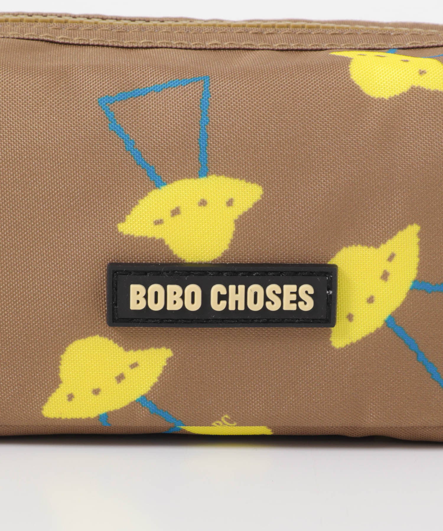 BOBO CHOSES　PIXELABDUCTION PENCILCASE(KIDS) BROWN One
