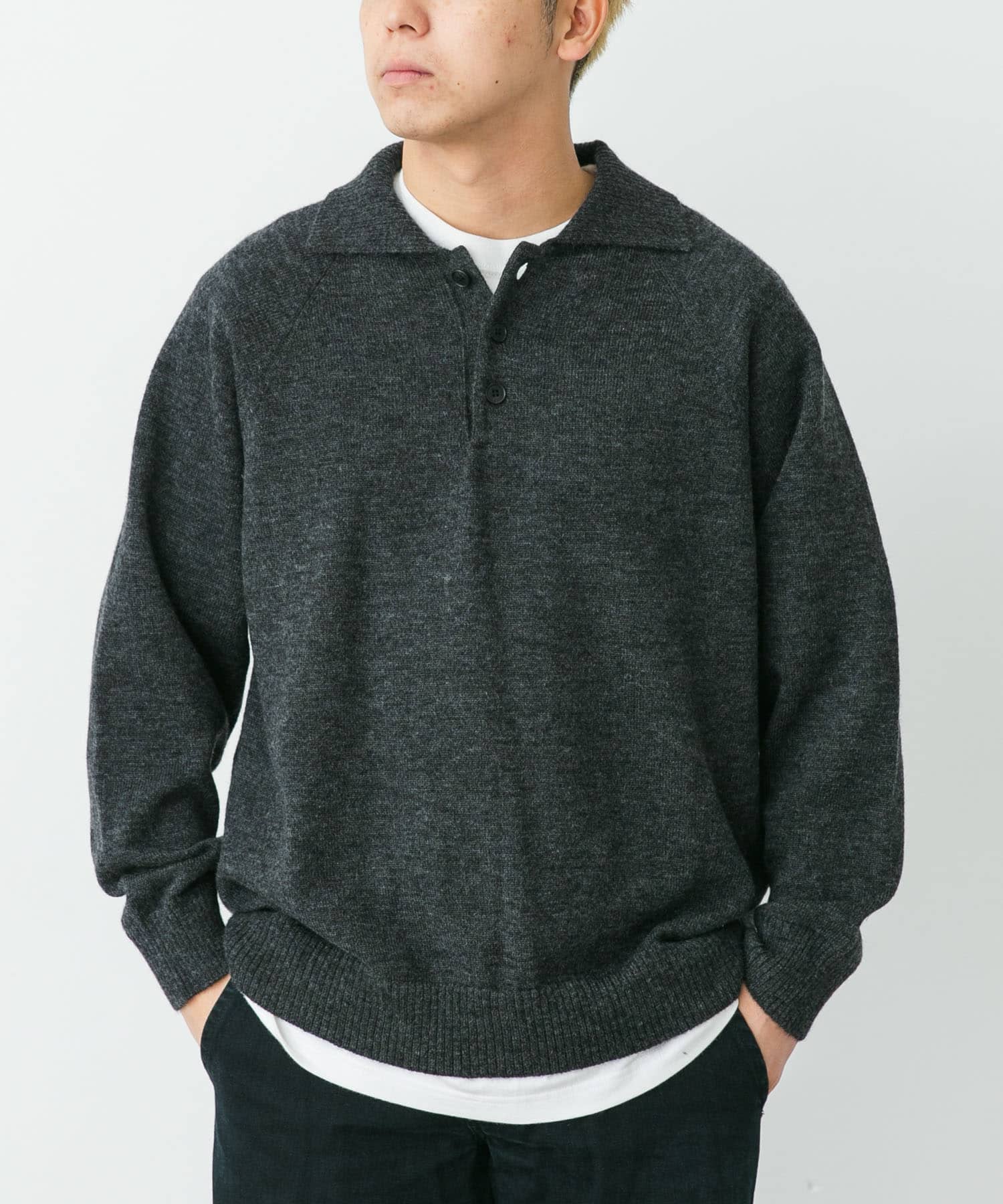 STILL BY HAND　WOOL MOHAIR 10G PULLOVER