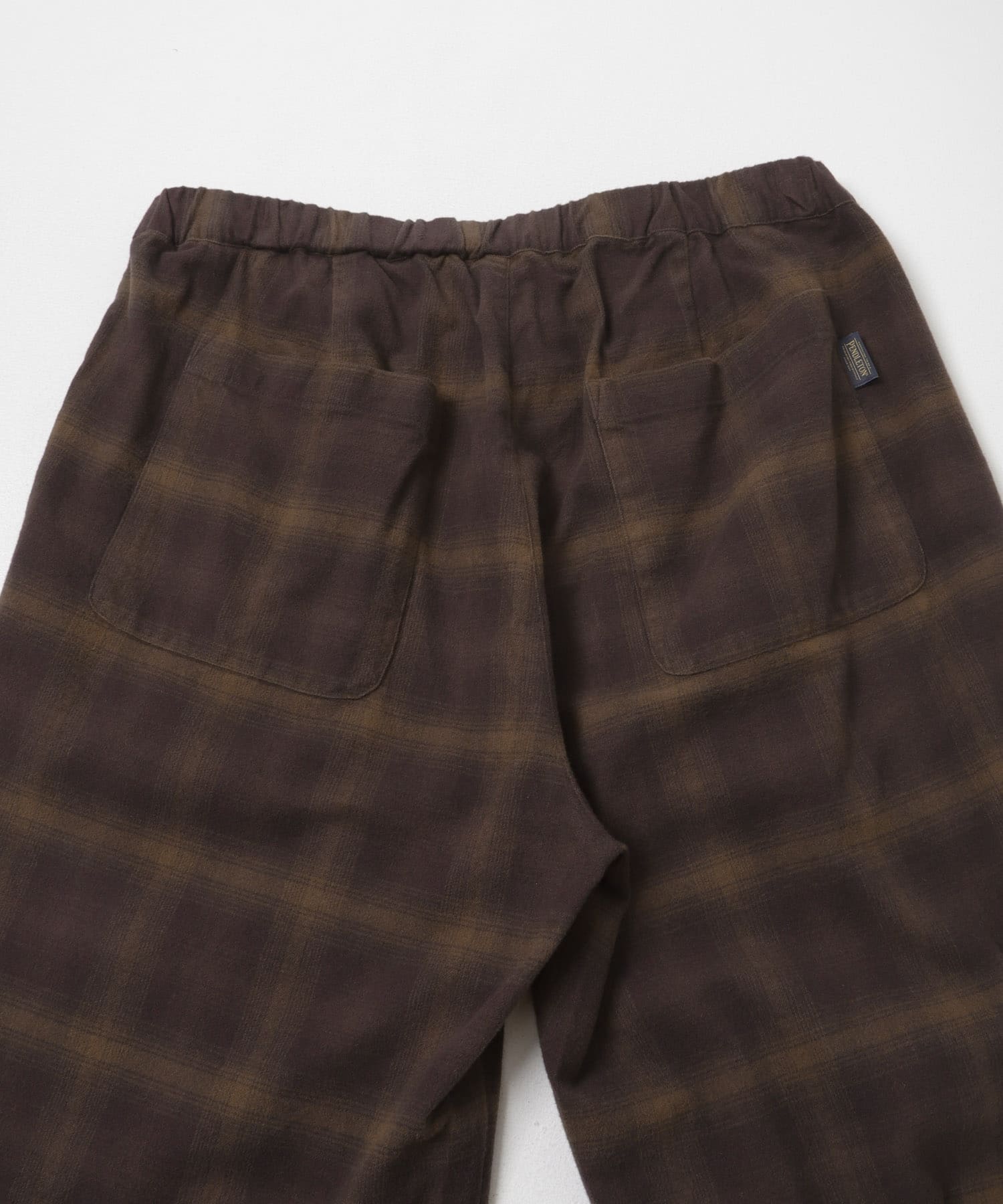 『別注』PENDLETON×DOORS　PLAID EASY PANTS BROWN Free