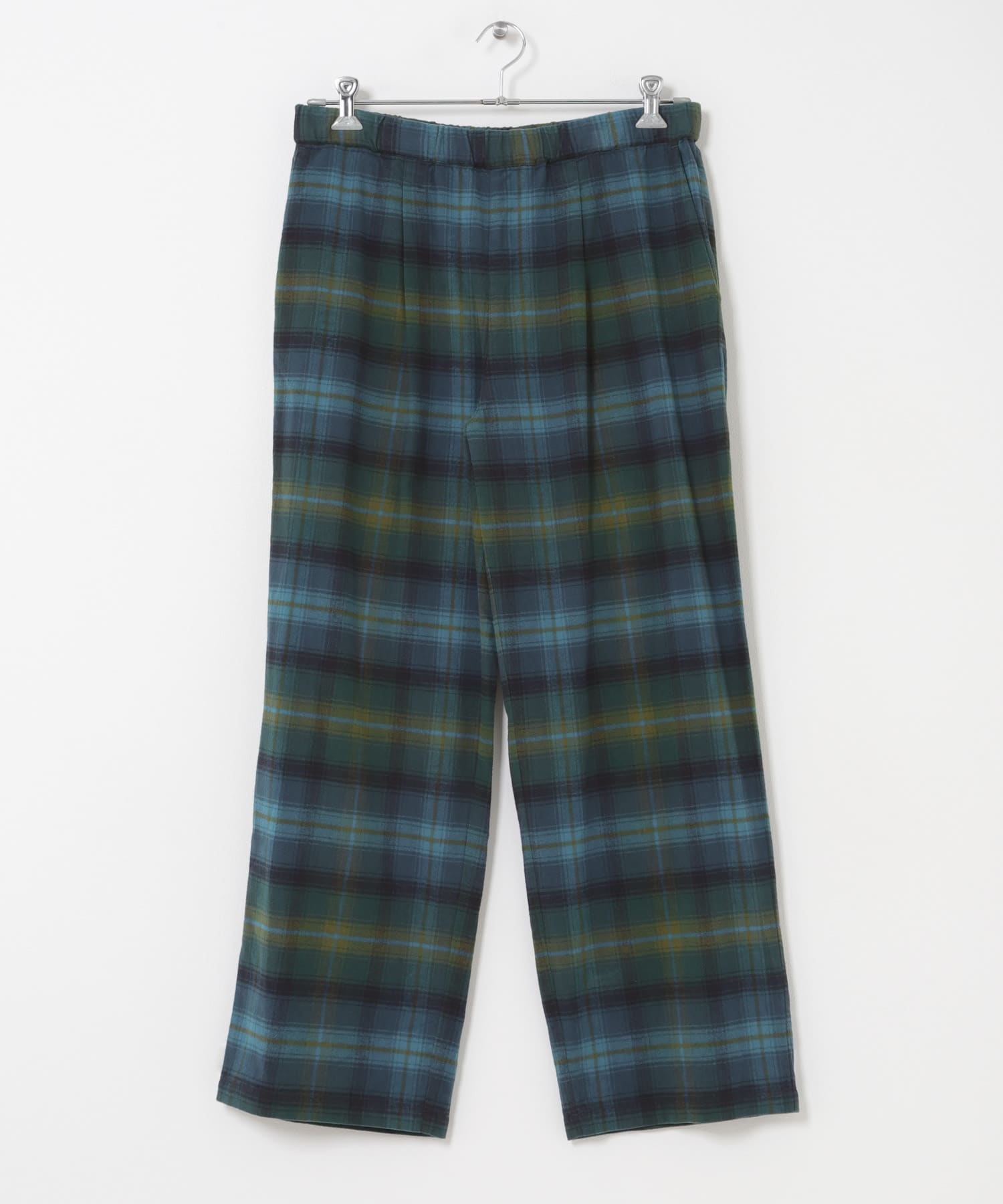 『別注』PENDLETON×DOORS　PLAID EASY PANTS GREEN Free