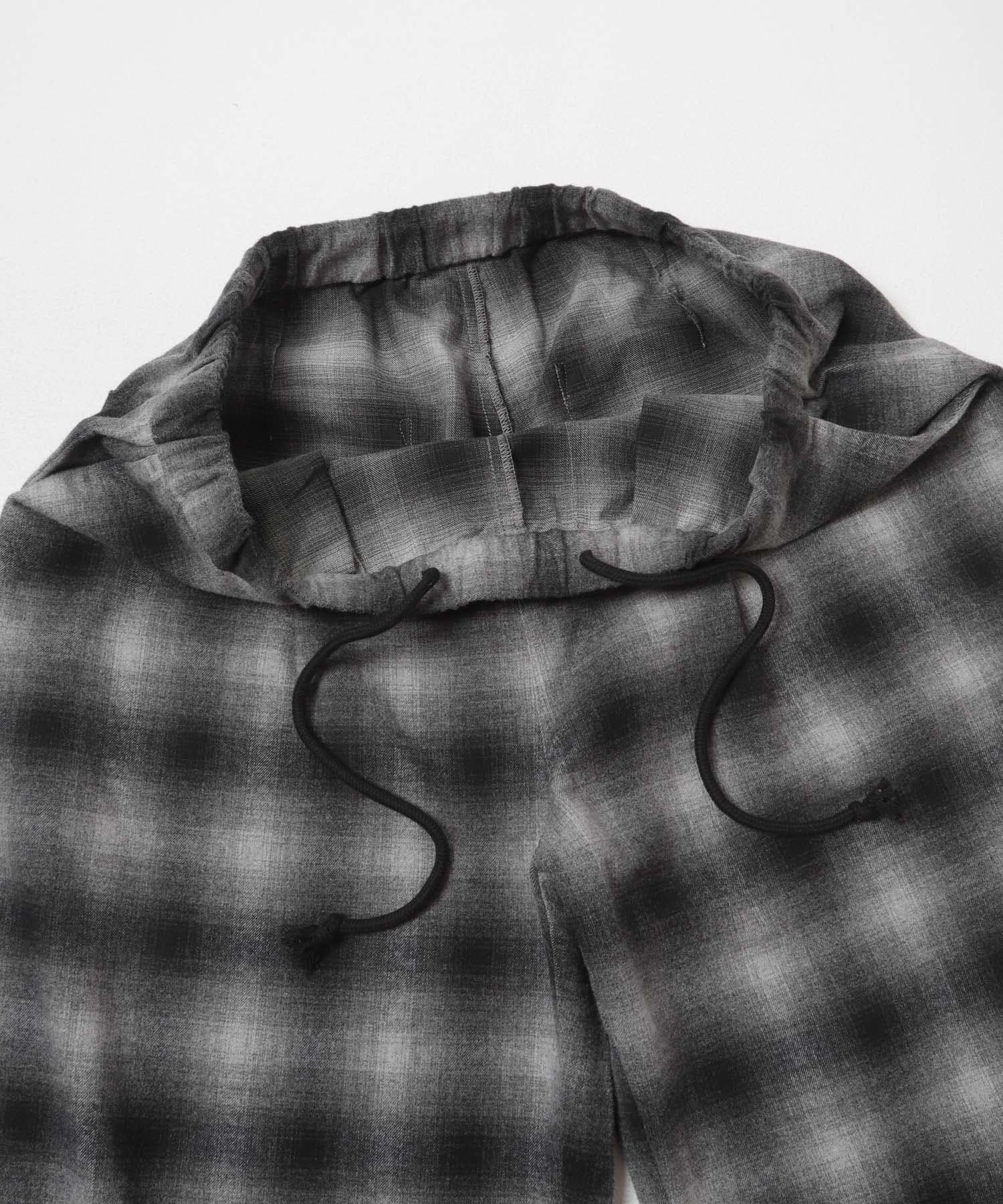 『別注』PENDLETON×DOORS　PLAID EASY PANTS BLACK Free