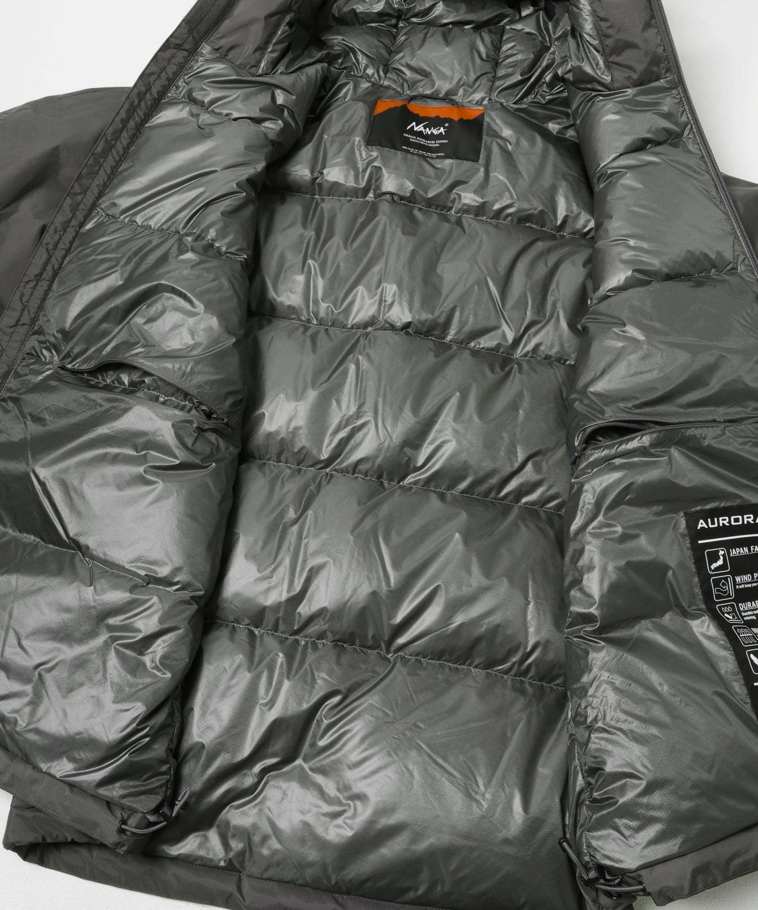 『別注』NANGA×DOORS　AURORA TEX DOWN PARKA 26AW MIL STONE S