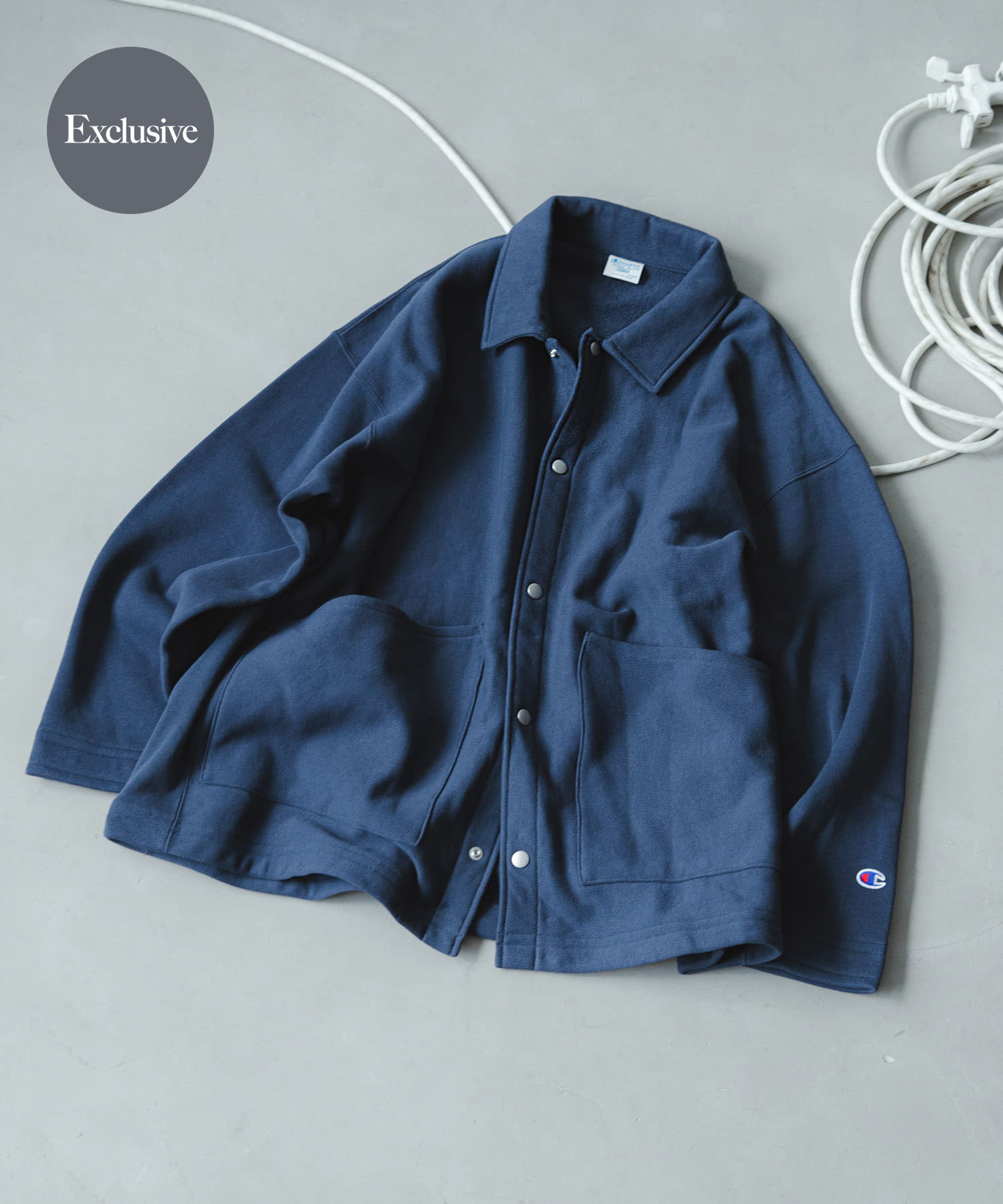 『別注』Champion×DOORS　SWEAT COVERALL JACKET