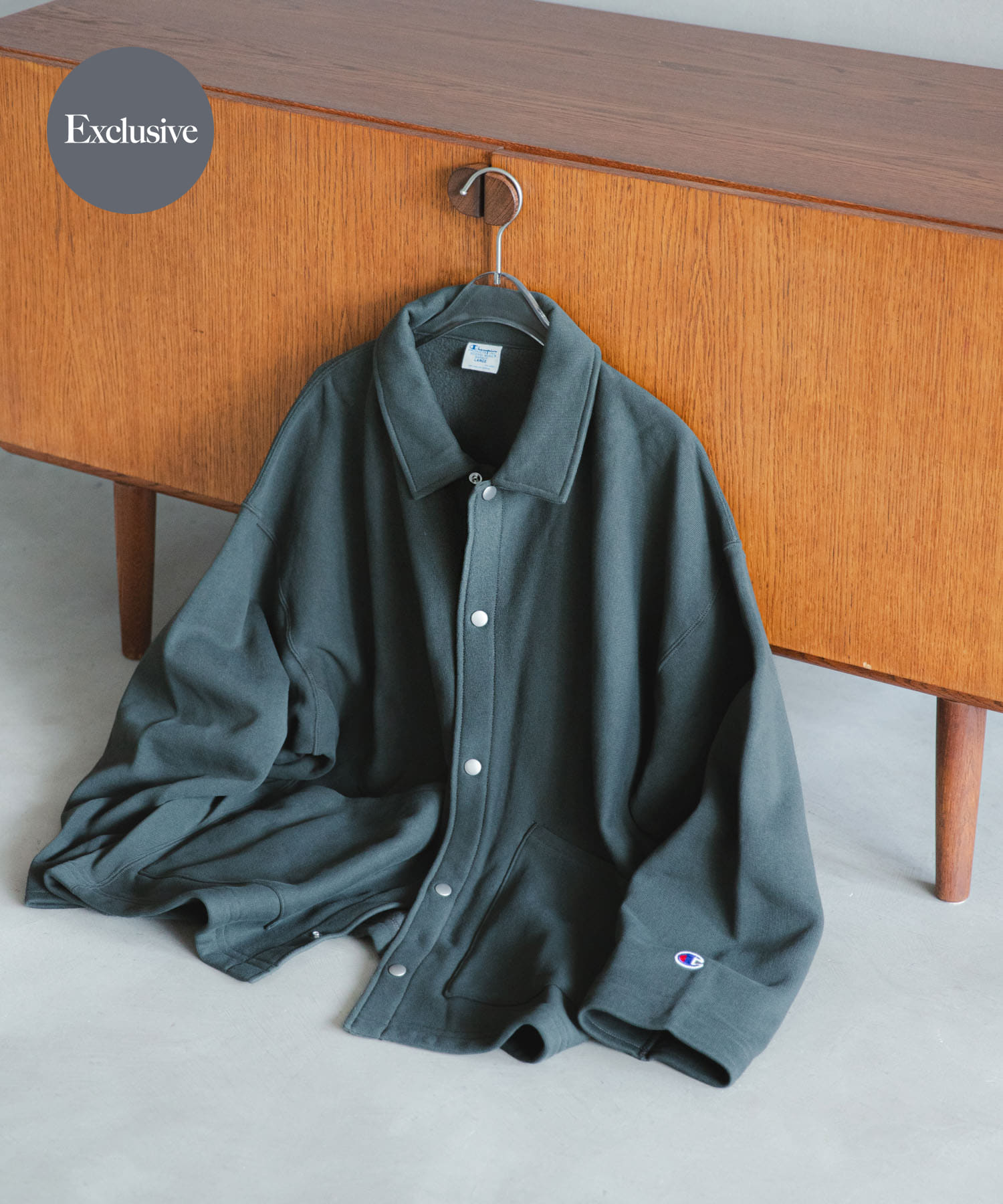 『別注』Champion×DOORS　SWEAT COVERALL JACKET