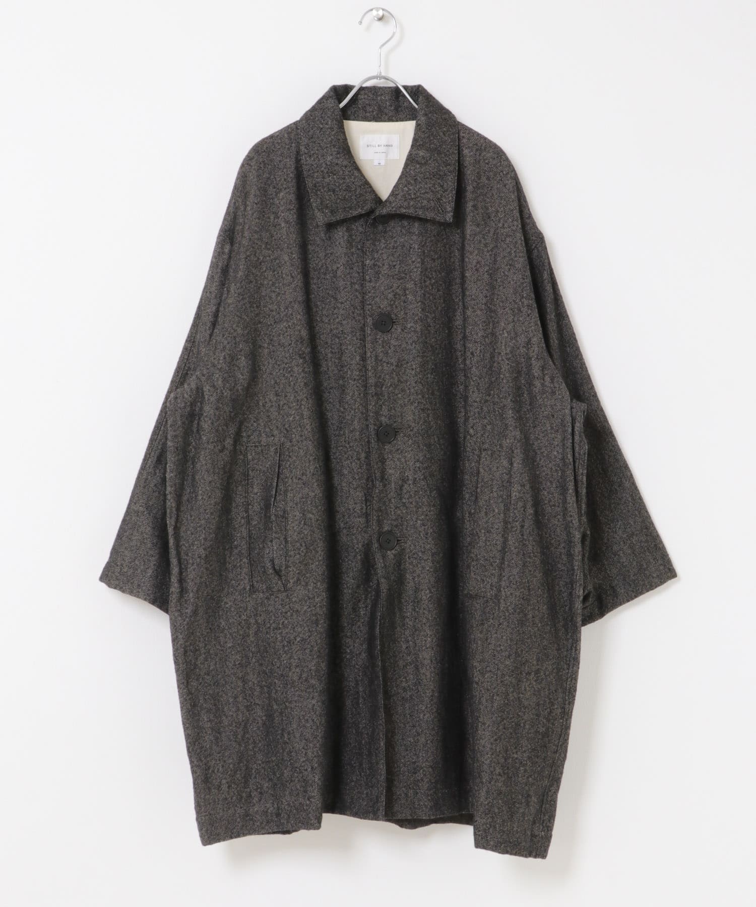 STILL BY HAND　LINEN MIXED WOOL COAT