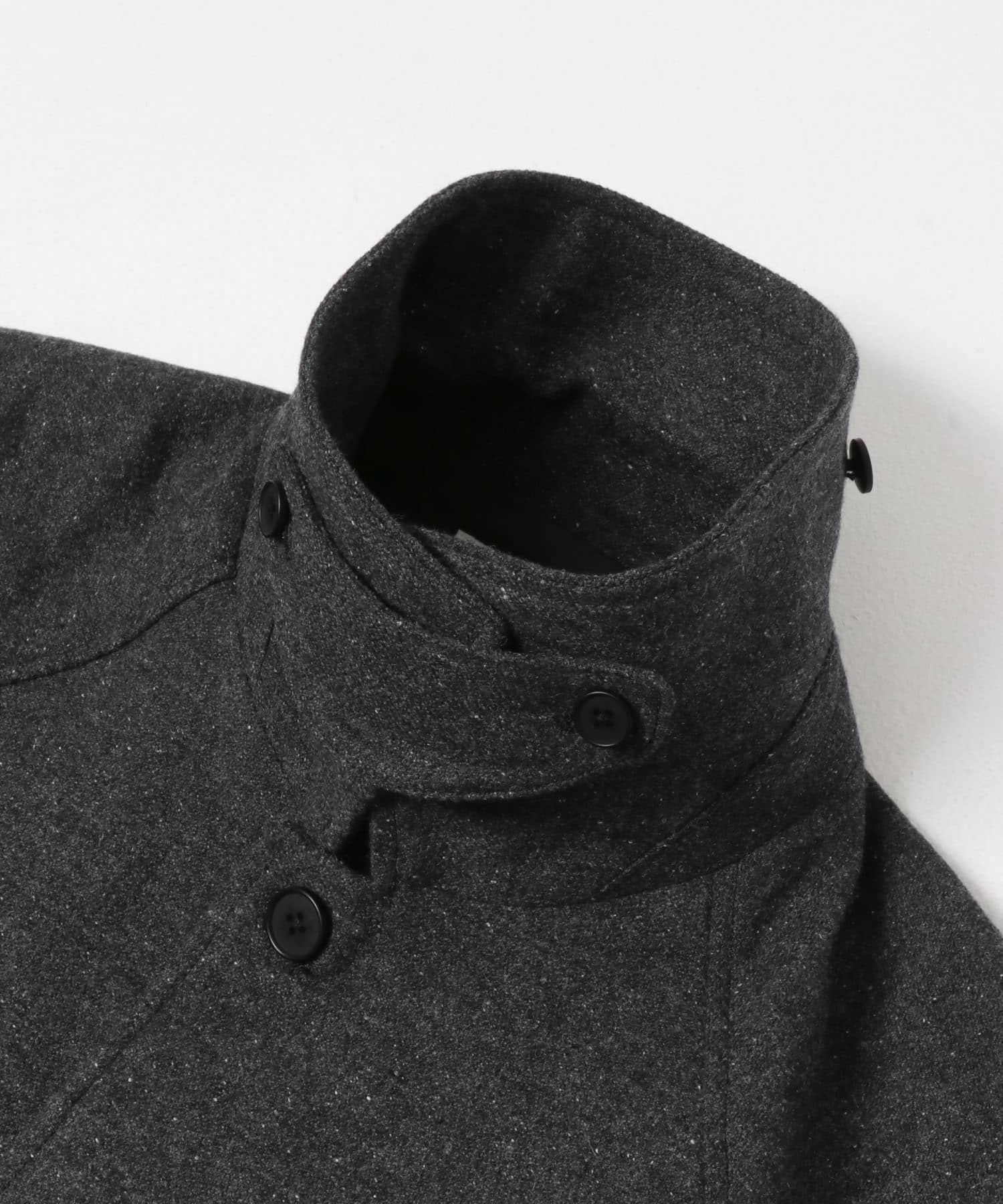 STILL BY HAND　SILK MIXED WOOL COAT GREY 46