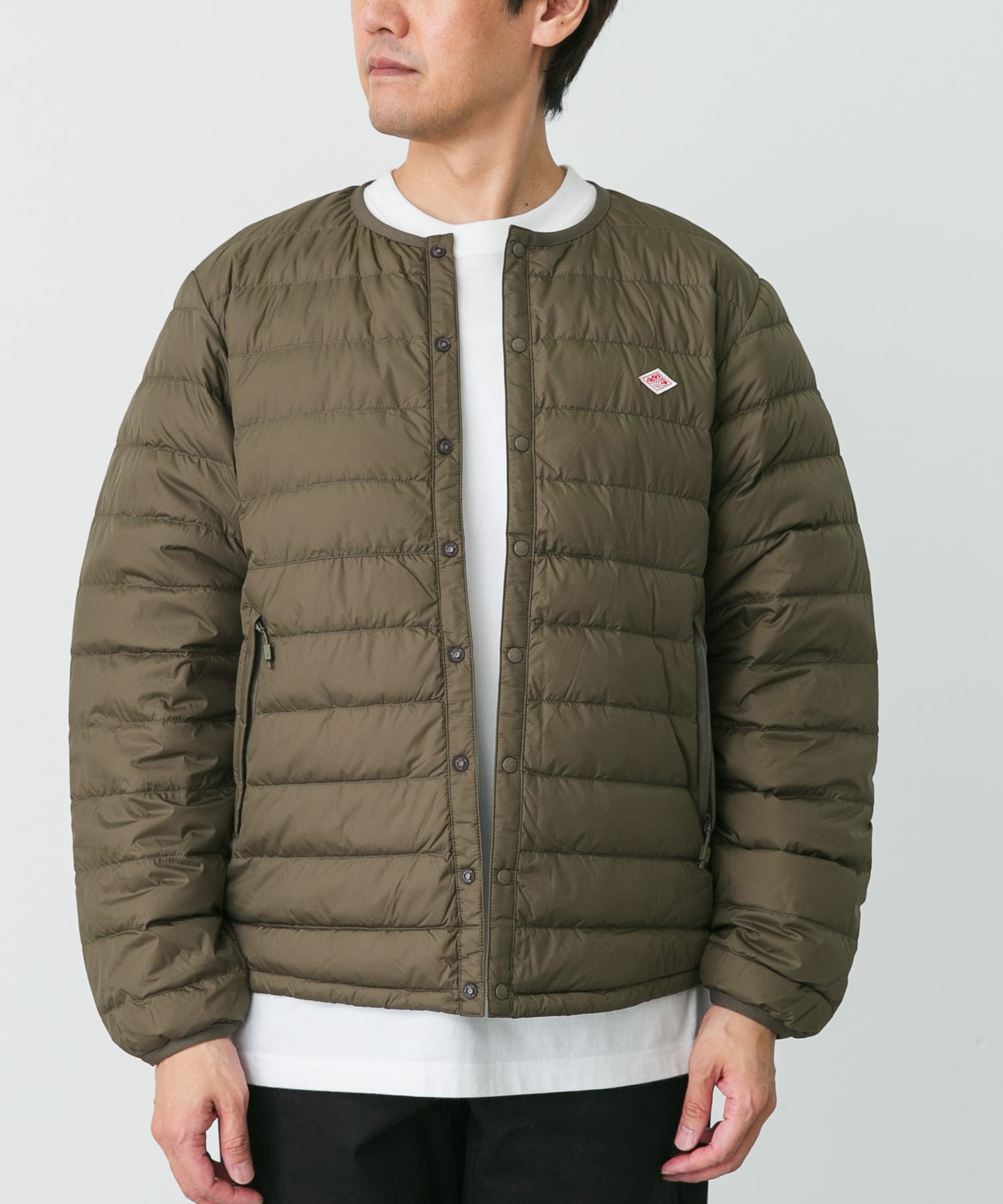 DANTON INNER DOWN CREW-NECK JACKET(M BLACK): アウター｜URBAN