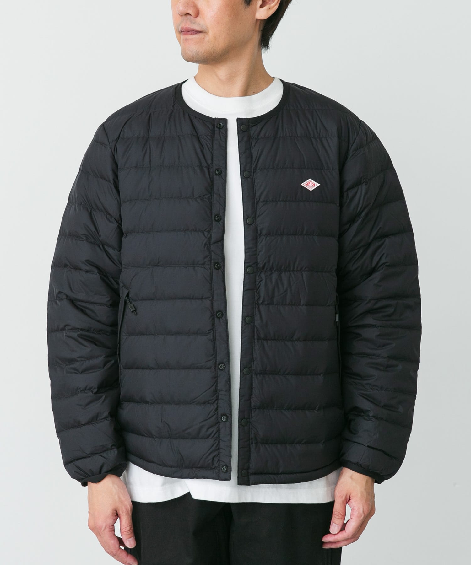 DANTON INNER DOWN CREW-NECK JACKET(M BLACK): アウター｜URBAN