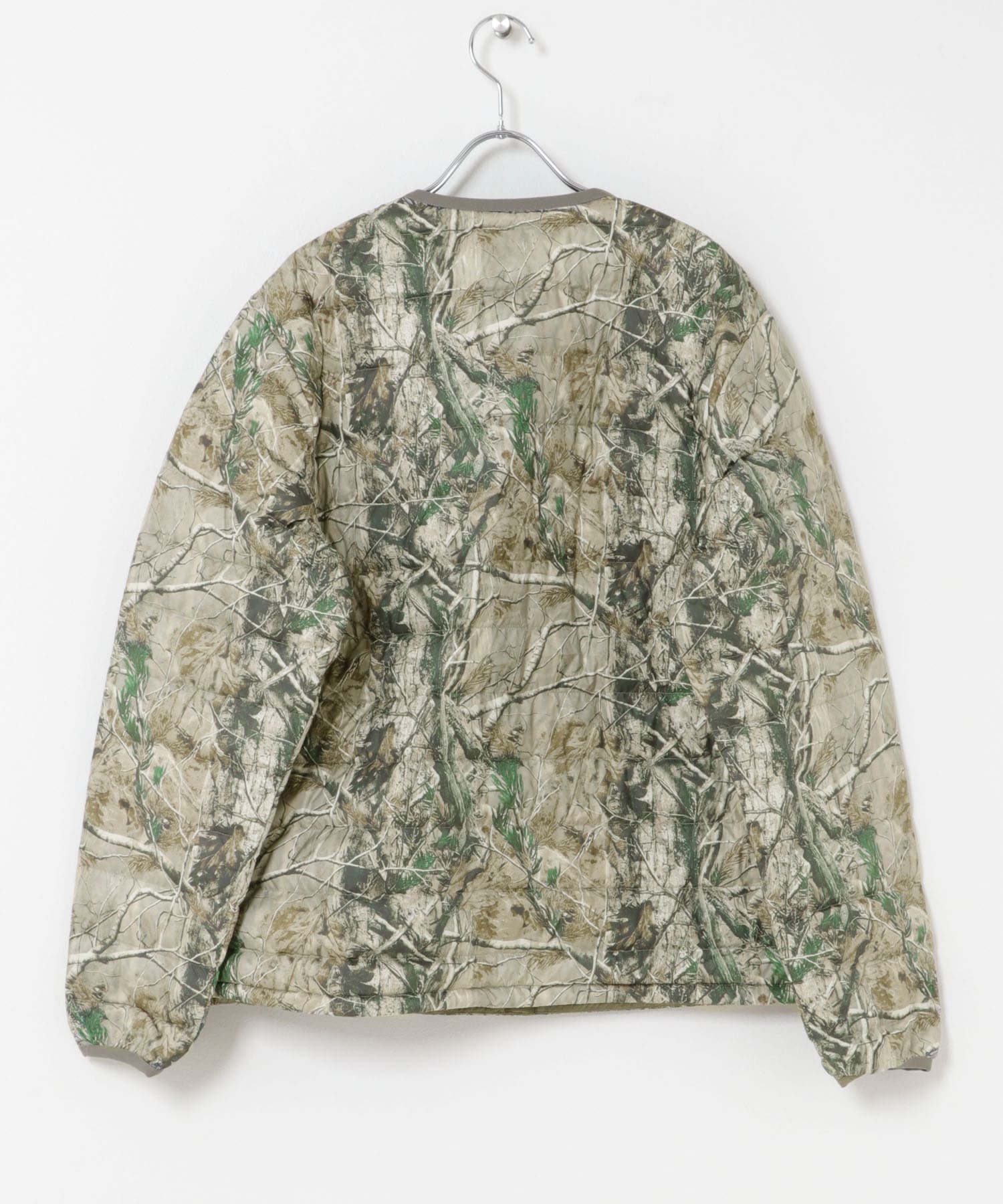 DANTON　INNER DOWN CREW-NECK JACKET OLIVE CAMO M