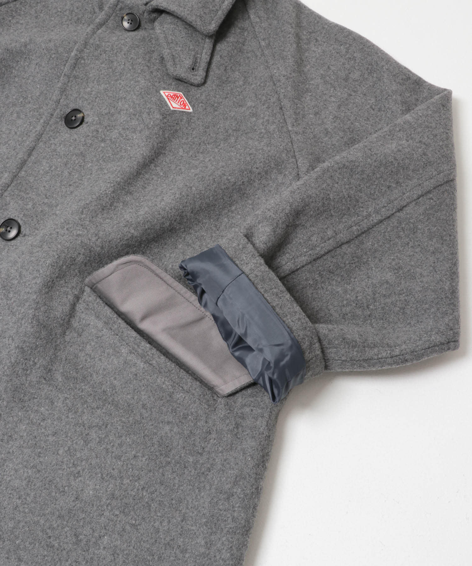 DANTON　HALF COAT GREY 38