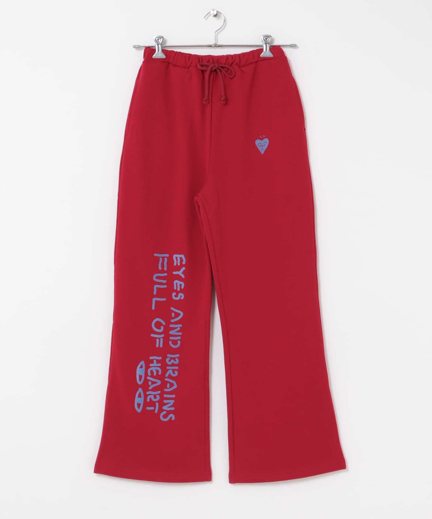 Common Noun　norahi 裏起毛スウェットパンツ RED M