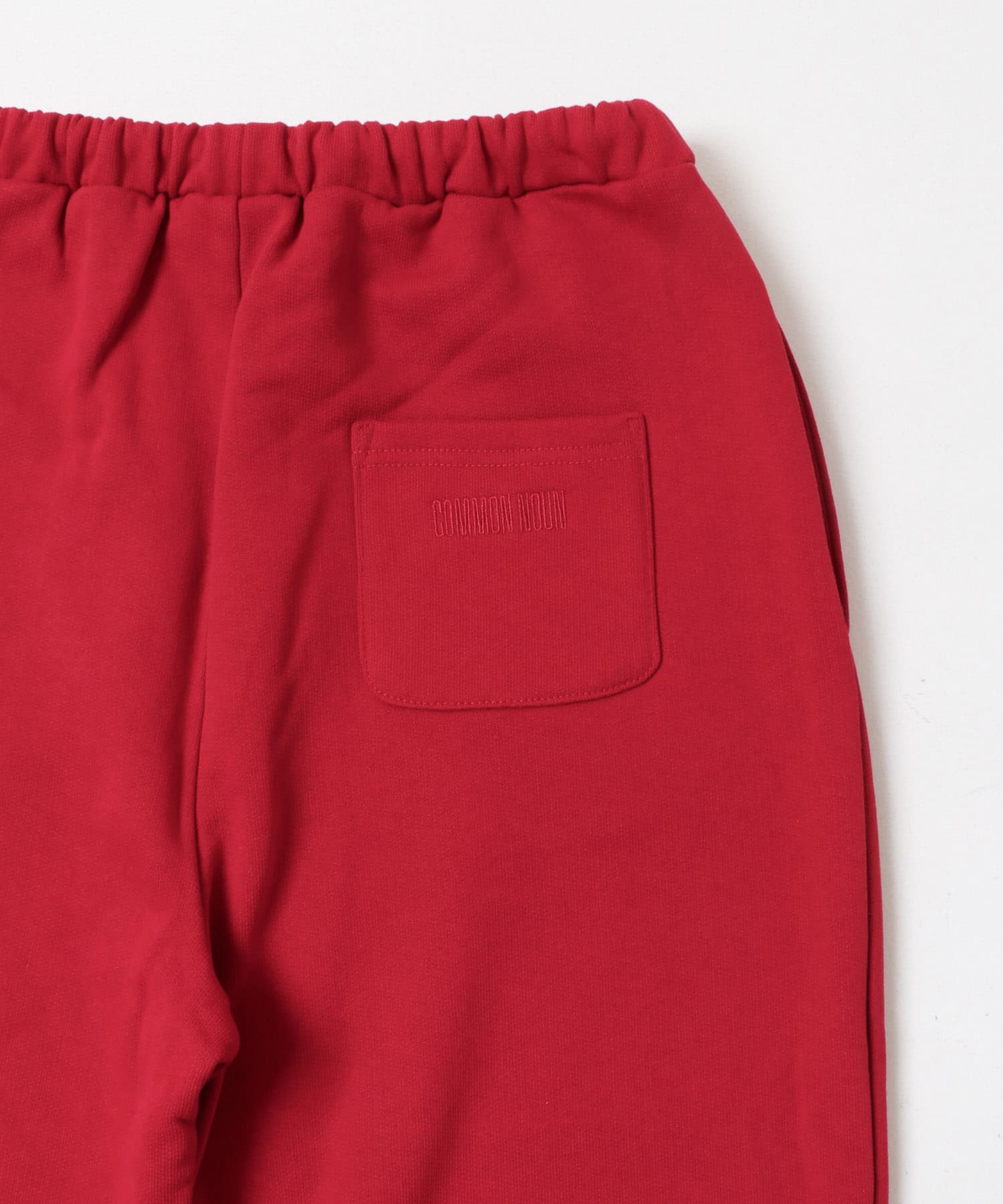 Common Noun　norahi 裏起毛スウェットパンツ RED M