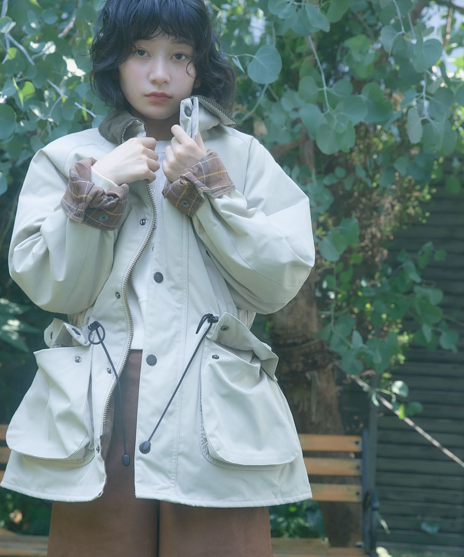 別注』Barbour×DOORS OS BEDALE PADDED(38 BEIGE): アウター｜URBAN