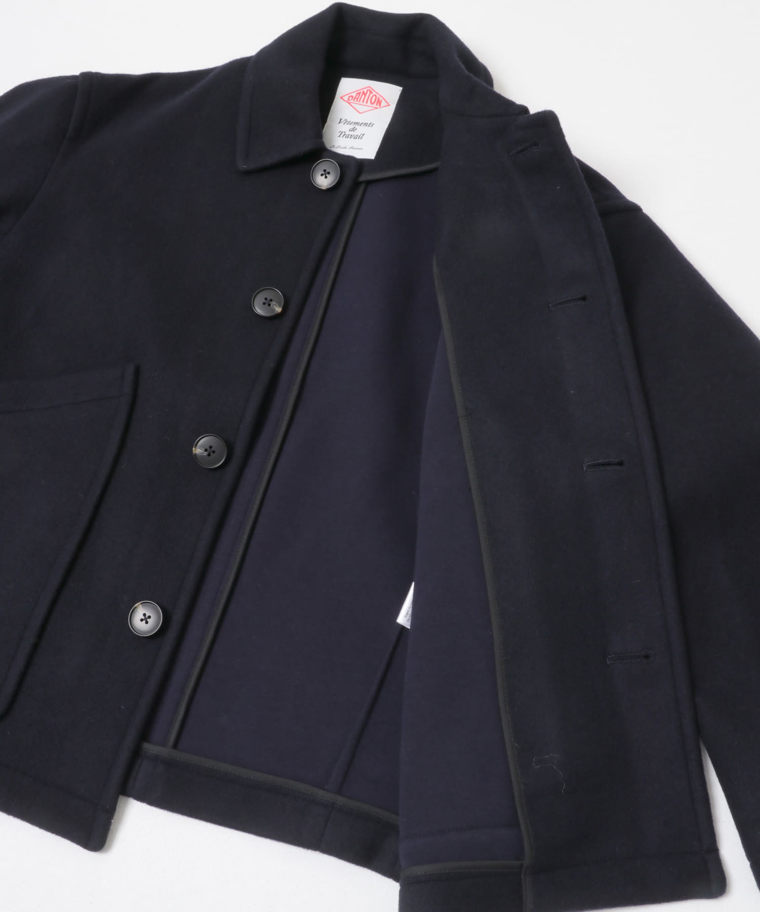 DANTON　COVERALLJACKET NAVY 36