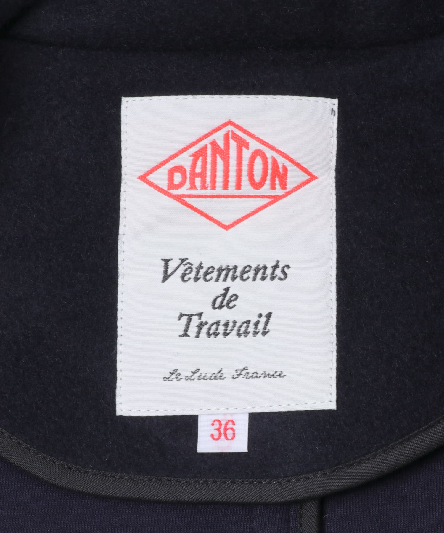 DANTON　COVERALLJACKET NAVY 36