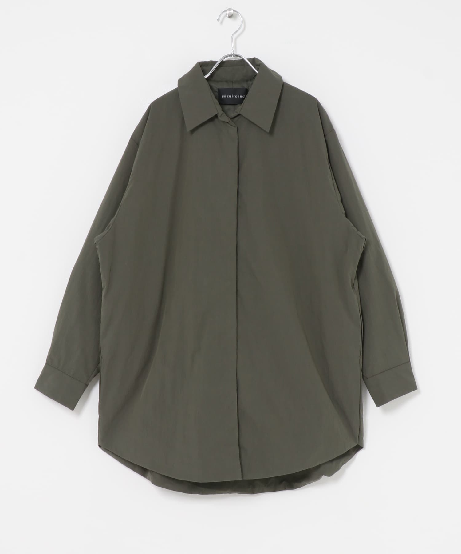mizuiro ind　PADDINGOVERSIZE SHIRTS JACKET