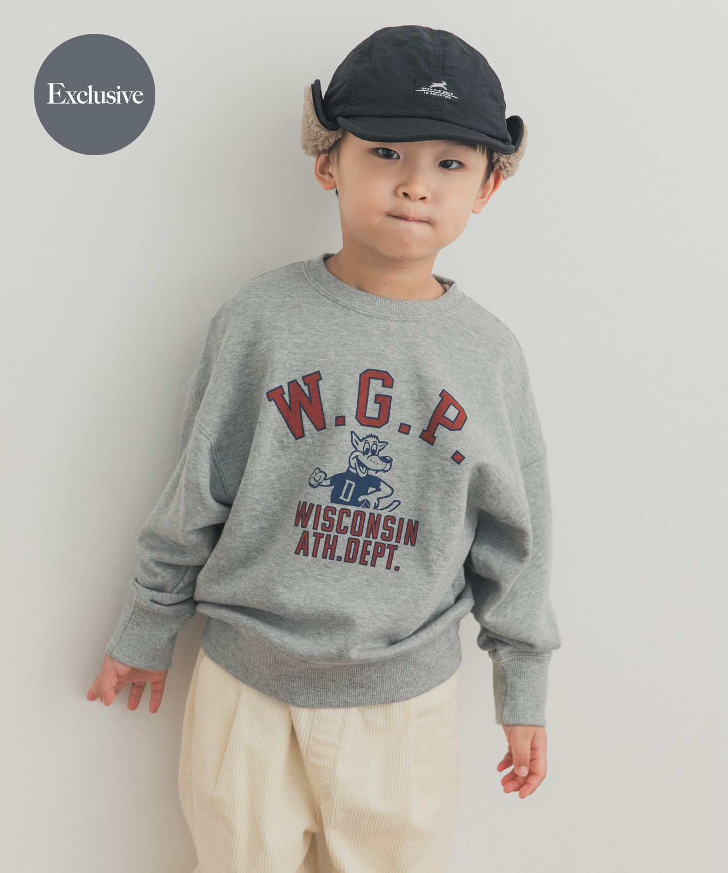 『別注』Champion×DOORS　アニマルプリント SWEATSHIRTS(KIDS)