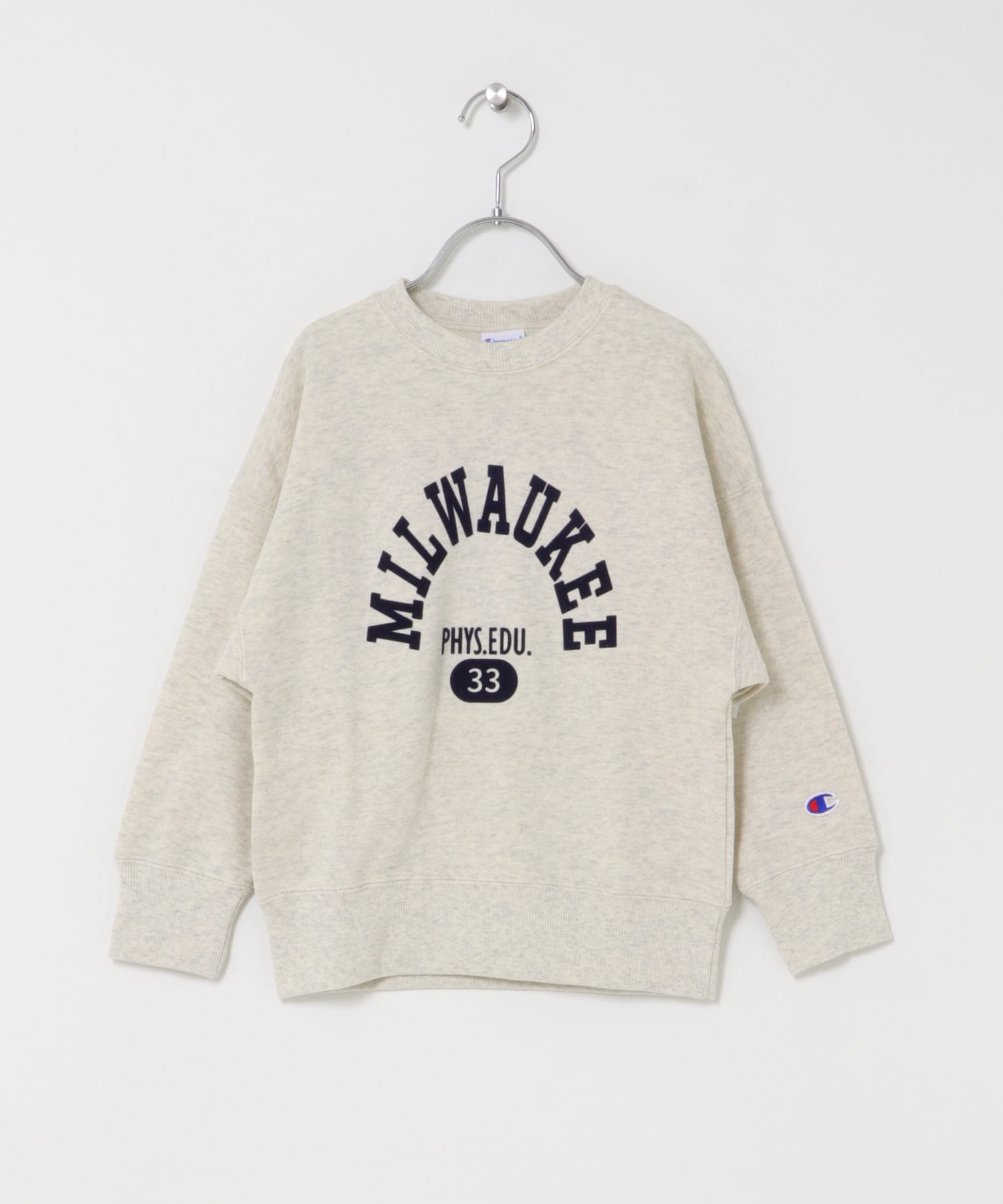 別注』Champion×DOORS フロッキープリント SWEATSHIRTS(KIDS)(105