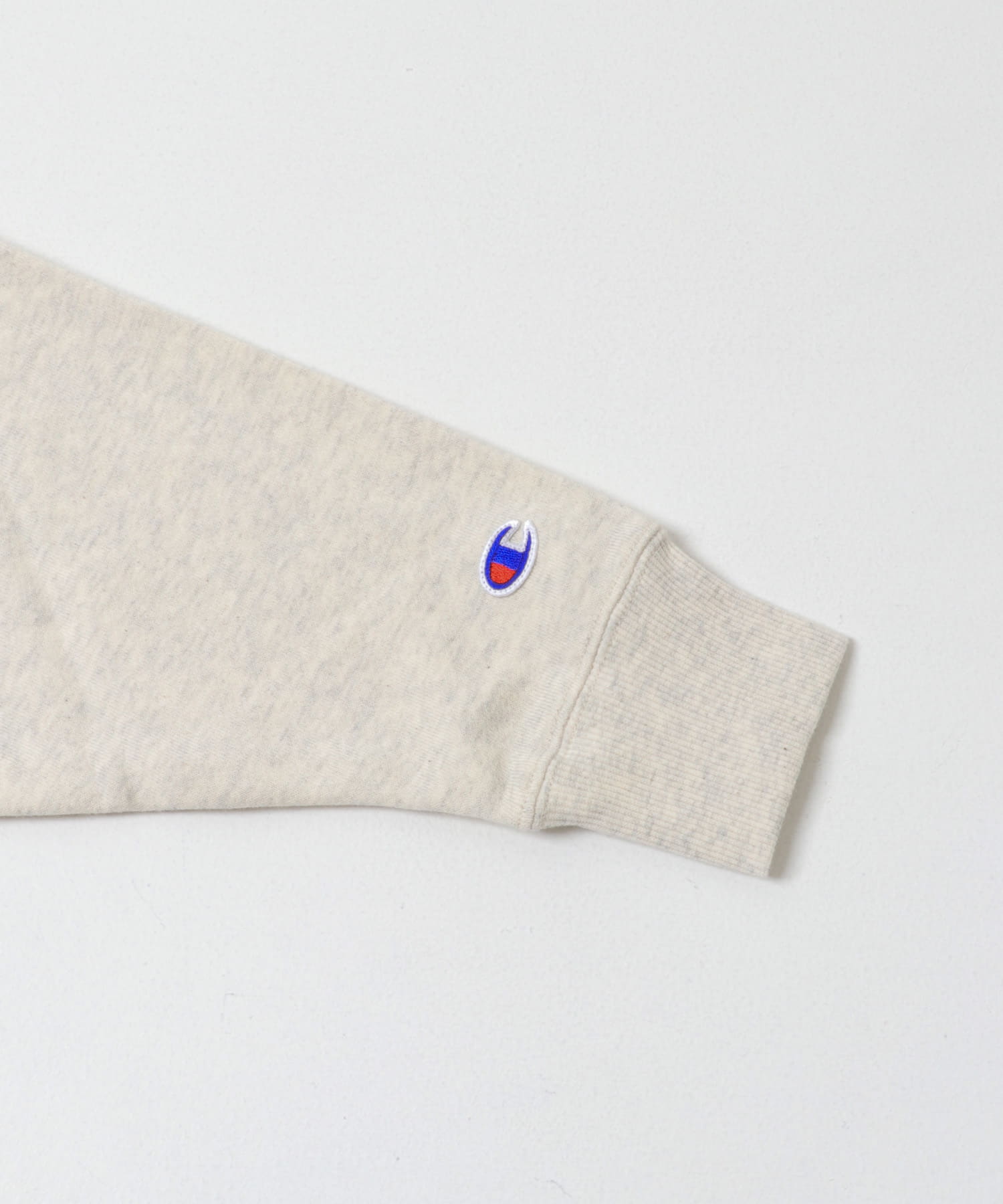 『別注』Champion×DOORS　フロッキープリント SWEATSHIRTS(KIDS) OATMEAL 105