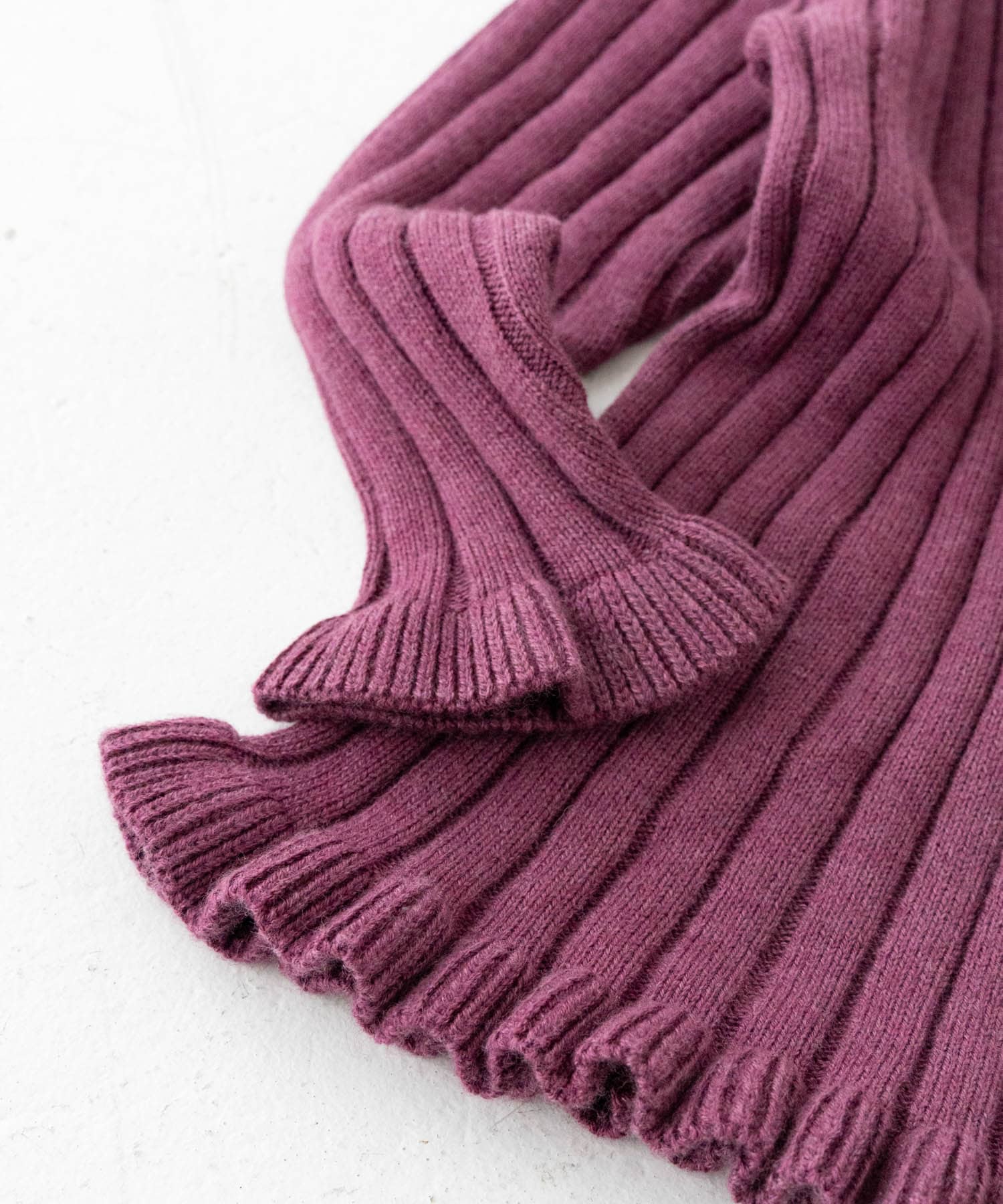 Solii+Sola　KNIT FRILL CARDIGAN(KIDS) GRAPE 106cm
