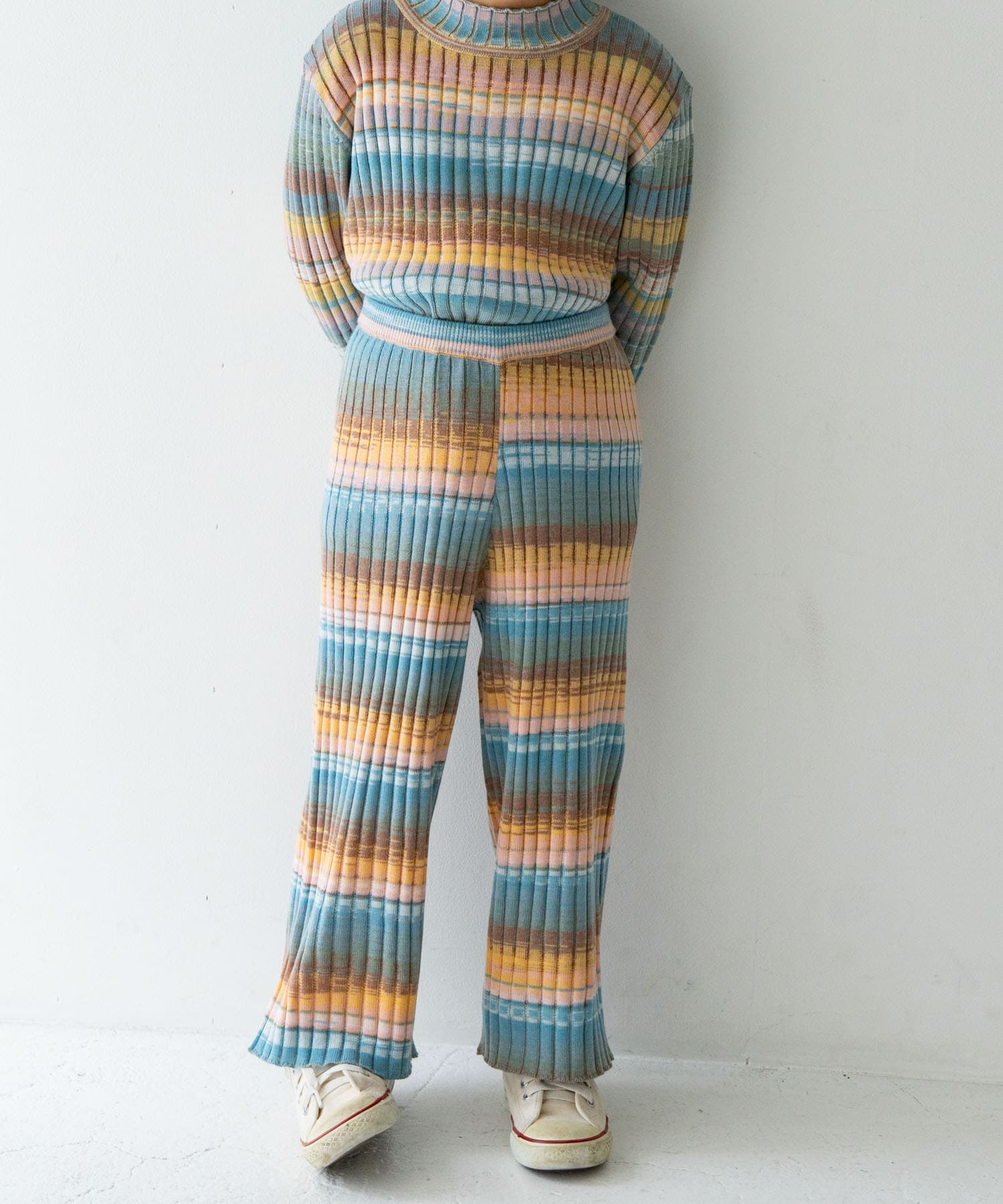 Solii+Sola　GRADATION KNIT PANTS(KIDS)
