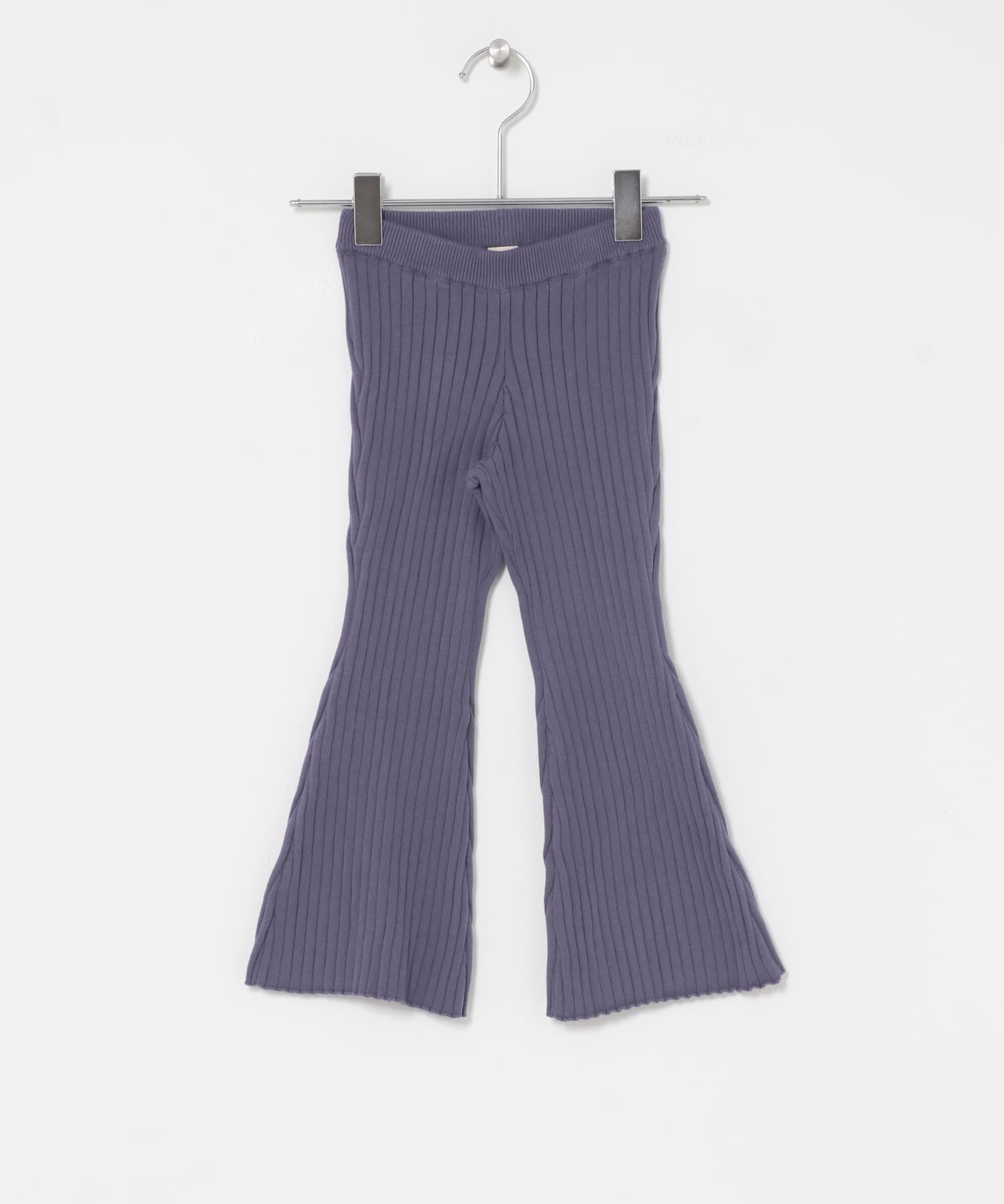 Solii+Sola　KNIT FLARE PANTS(KIDS) BLUEBERRY 106cm