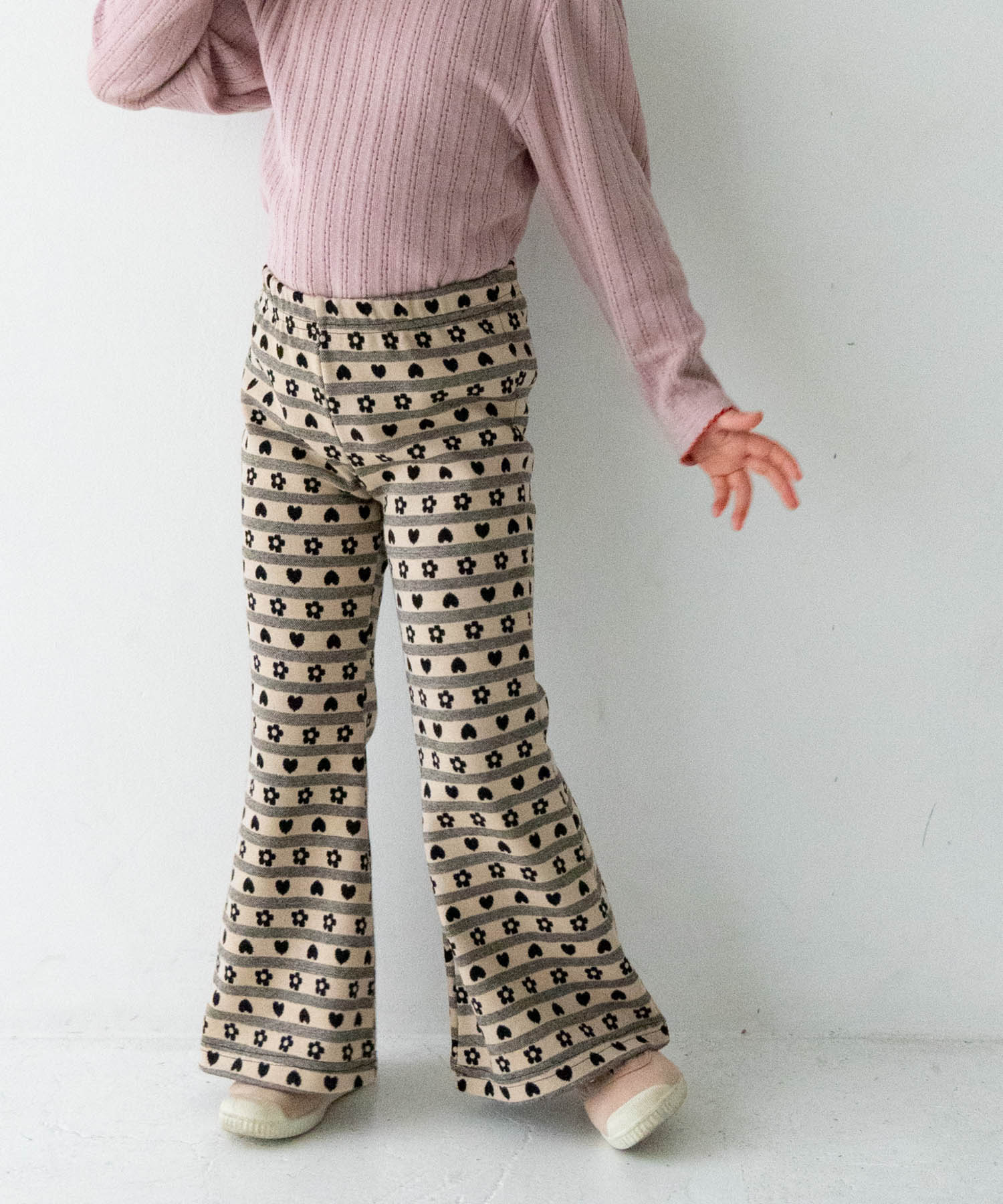 Solii+Sola　FLOWER HEART PANTS(KIDS)