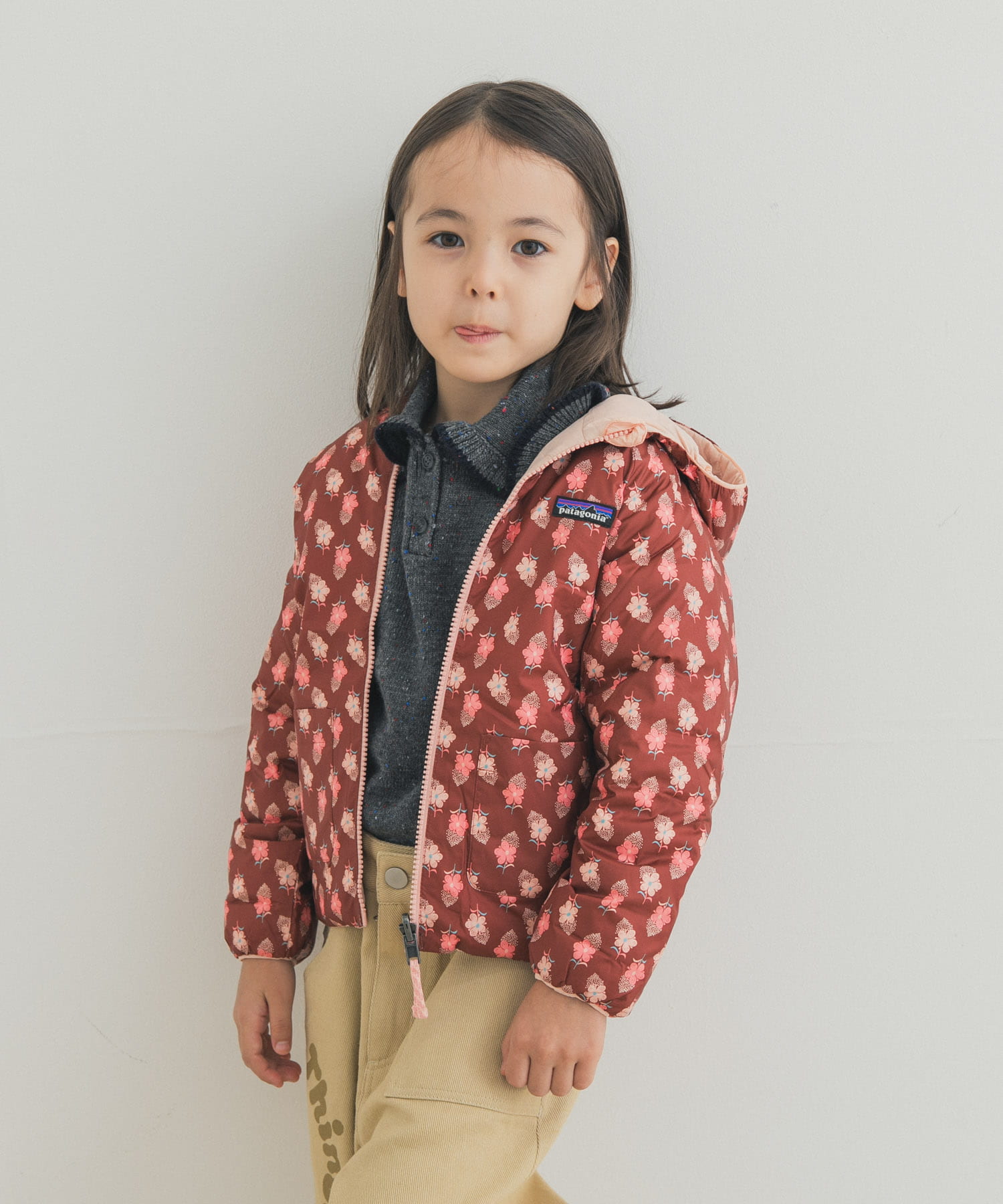 patagonia　BABYREVERSIBLEDOWNHOODY(KIDS)