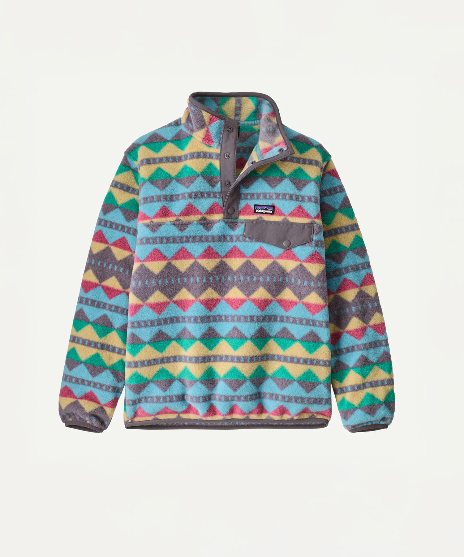 patagonia　KSLWSYNCHSNAP-T-SHIRTSPULLOVER(KIDS) DSMY S