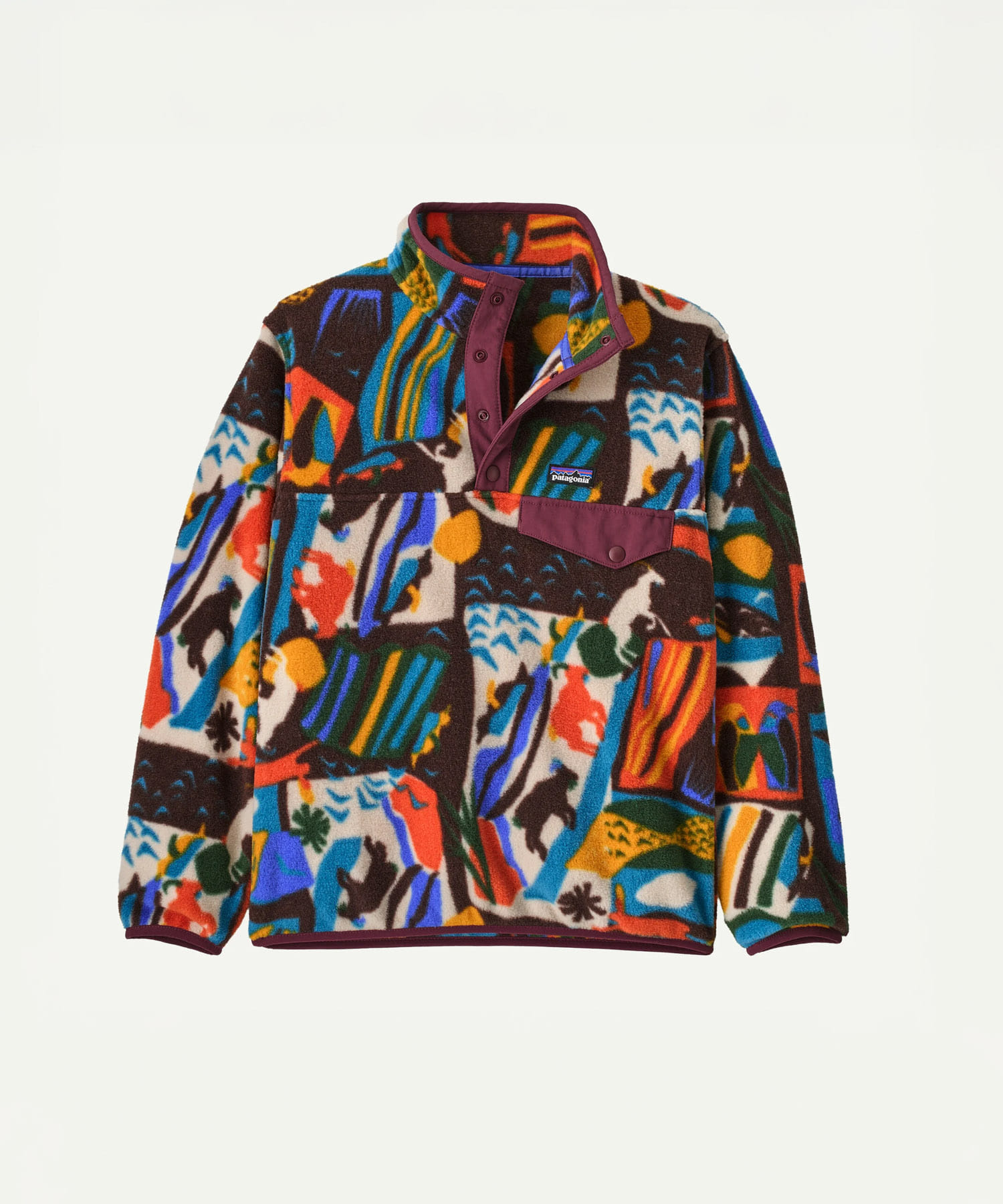 patagonia　KSLWSYNCHSNAP-T-SHIRTSPULLOVER(KIDS) LCDN S