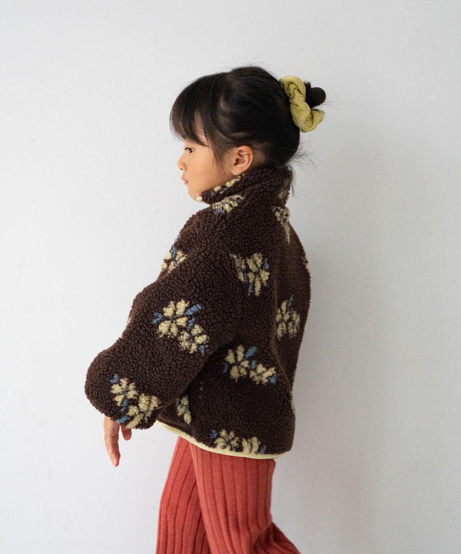 Solii+Sola　BOA JACKET(KIDS) FLOWERBRN 106cm
