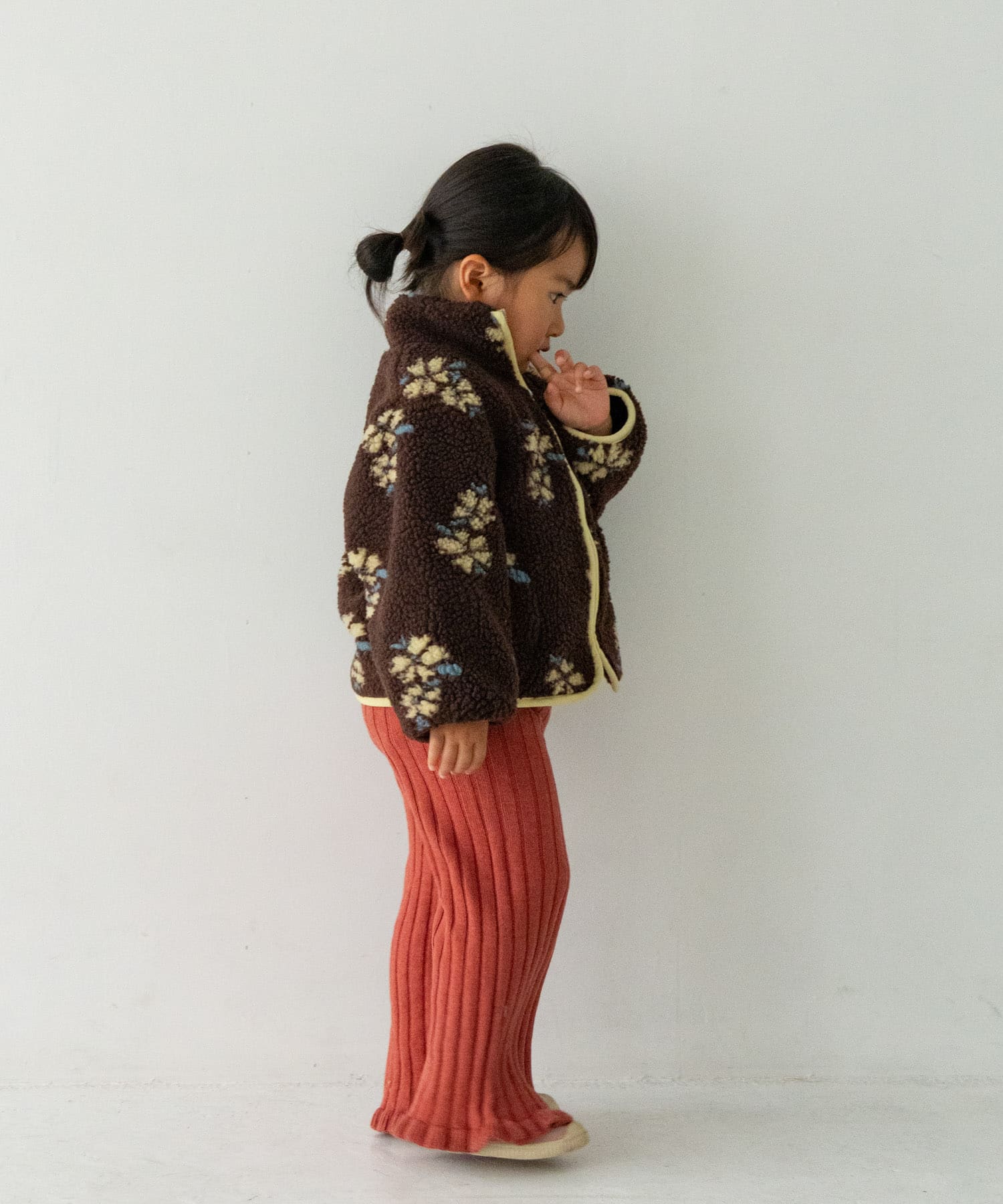 Solii+Sola　BOA JACKET(KIDS) FLOWERBRN 106cm
