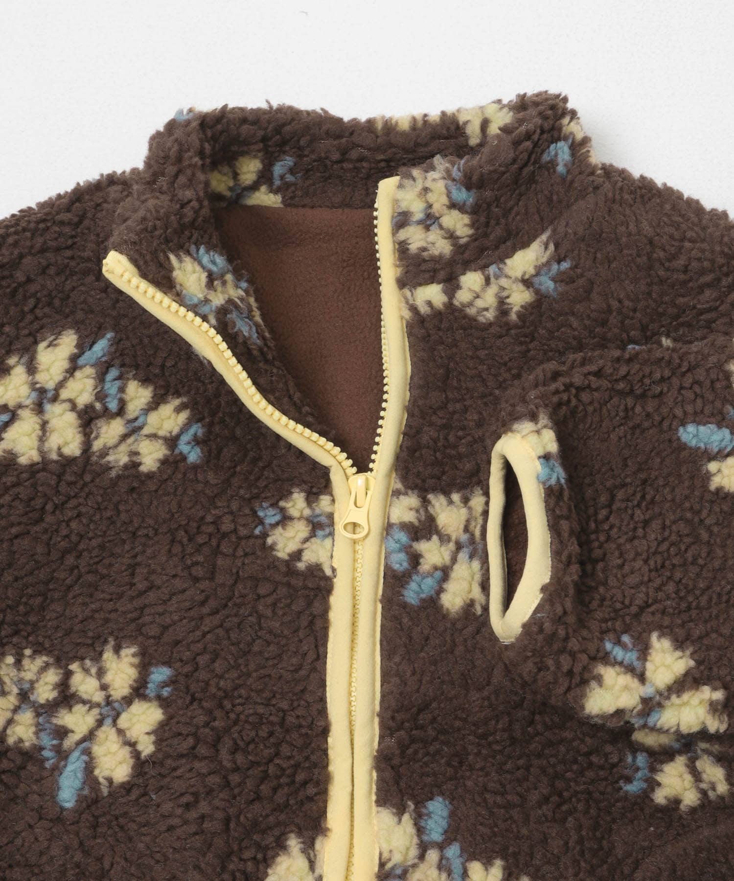 Solii+Sola　BOA JACKET(KIDS) FLOWERBRN 106cm