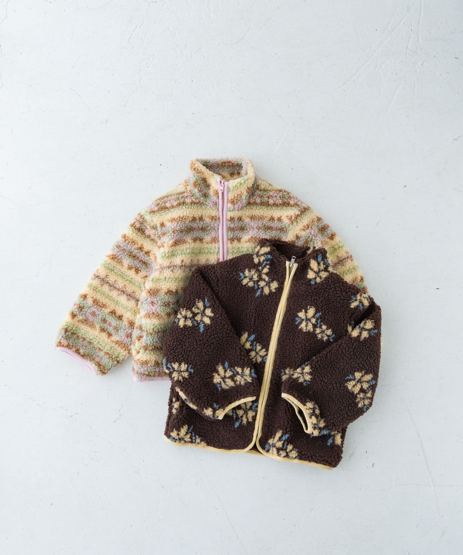 Solii+Sola　BOA JACKET(KIDS) CHEVRON 106cm